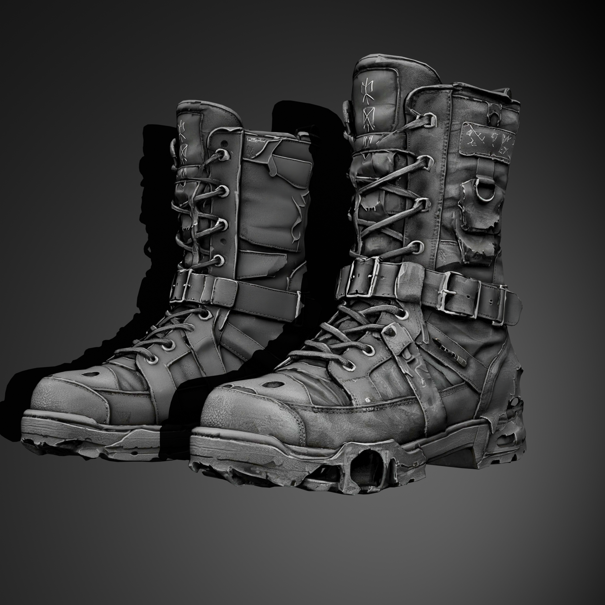 Withered Boots (Akii and Egirl Base)
