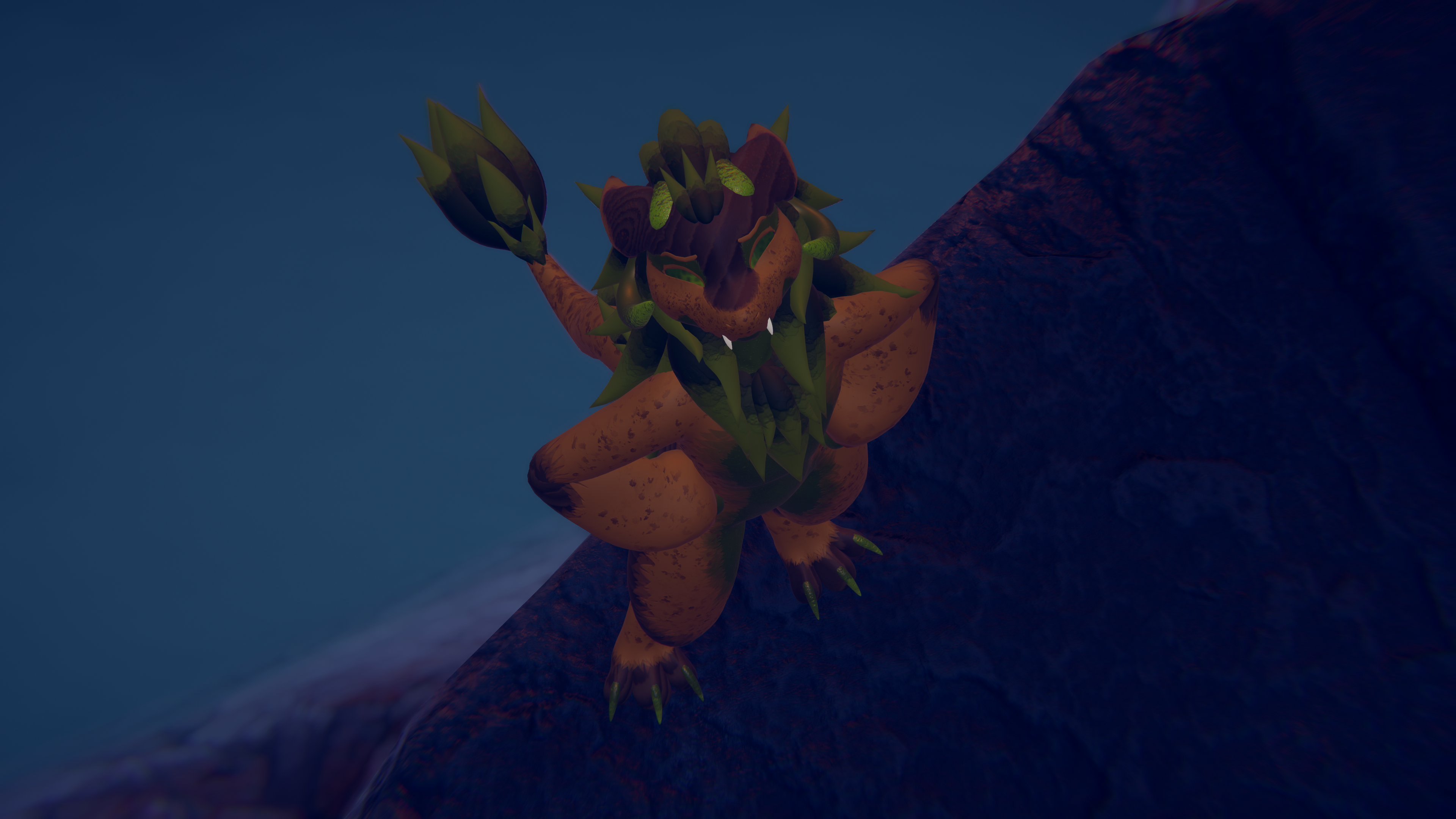 Wickerbeast King Forest Green Redux Texture