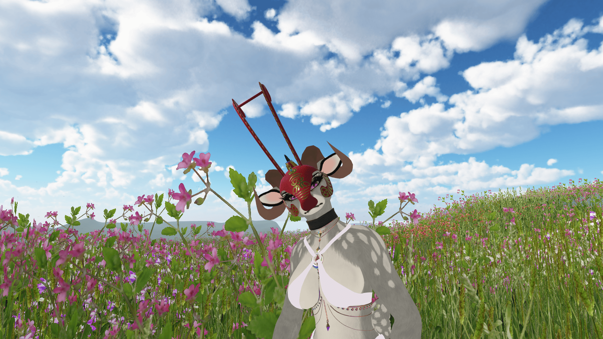 Scythian Helmet for Origin-Nova-Winterpaw(Masc/Fem)-Vernid-LIlith-Azalea-Hyenid Avatar (VRChat Clothing)