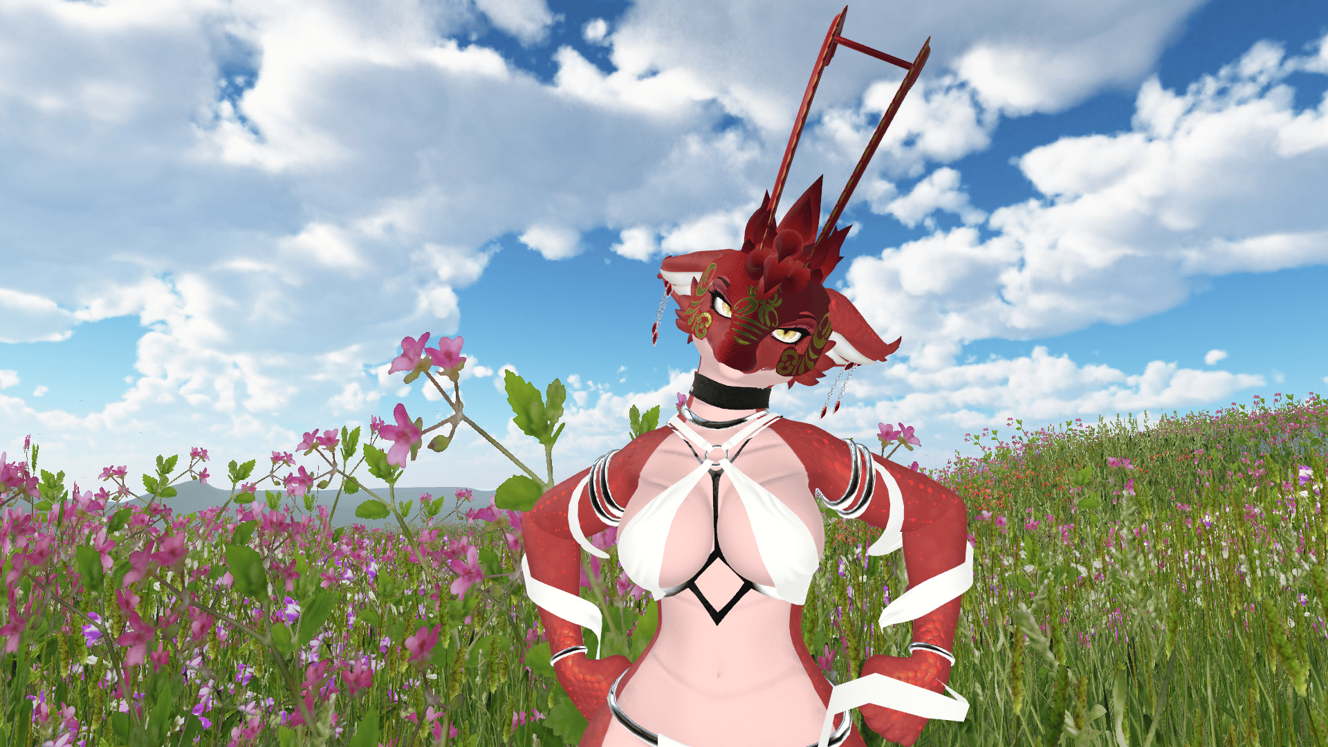 Scythian Helmet for Origin-Nova-Winterpaw(Masc/Fem)-Vernid-LIlith-Azalea-Hyenid Avatar (VRChat Clothing)