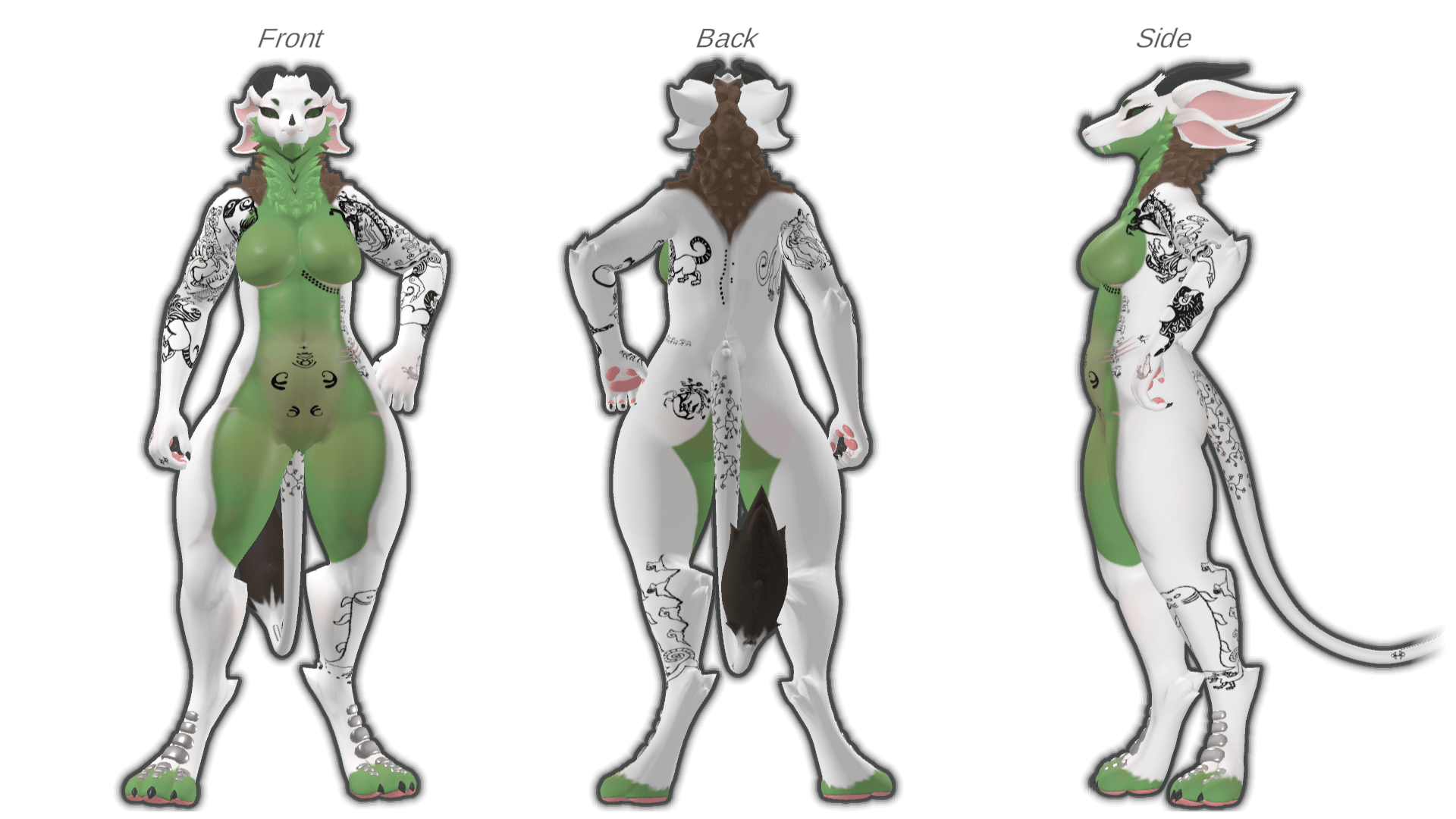 Scythian Tats for Origin Avatar (VRC decal texture 4K)