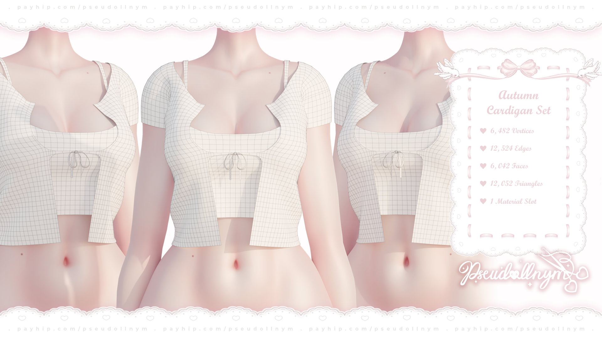 ❛ autumn cardigan ❜ set ﹒ free VRChat asset