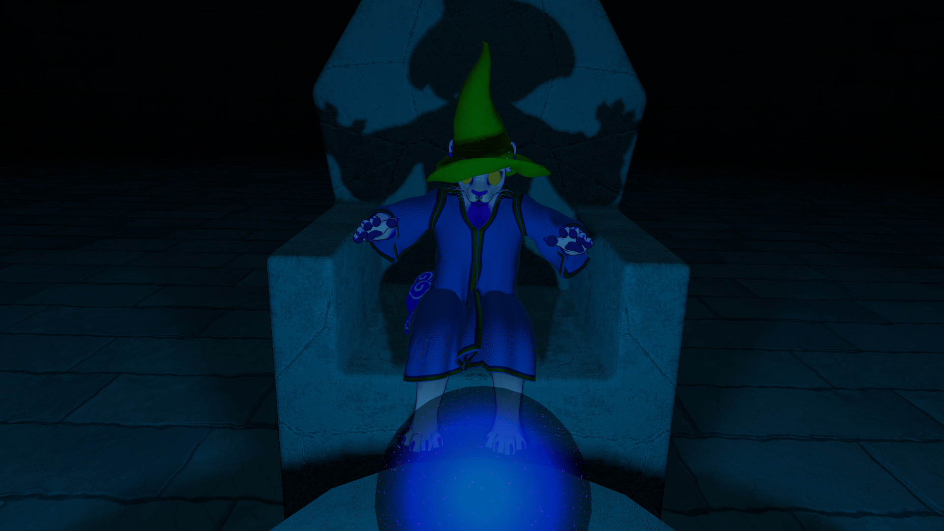 Wizard Outfit for Winterpaw Feline
