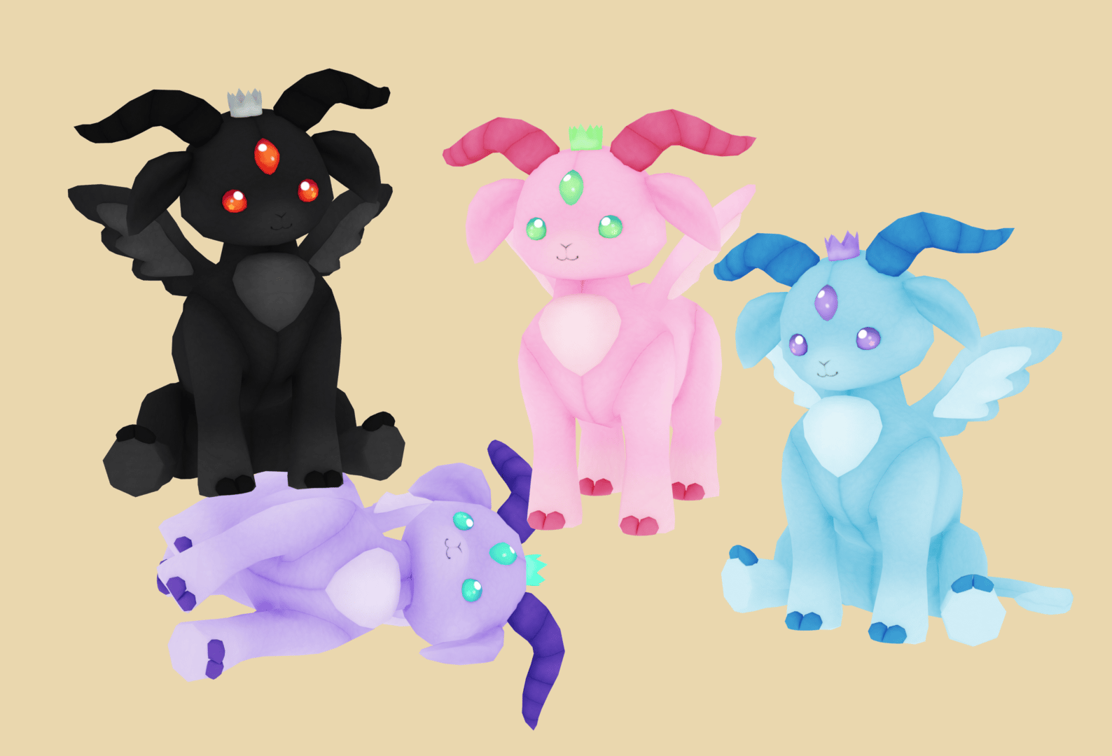 Baphomet Plush Models