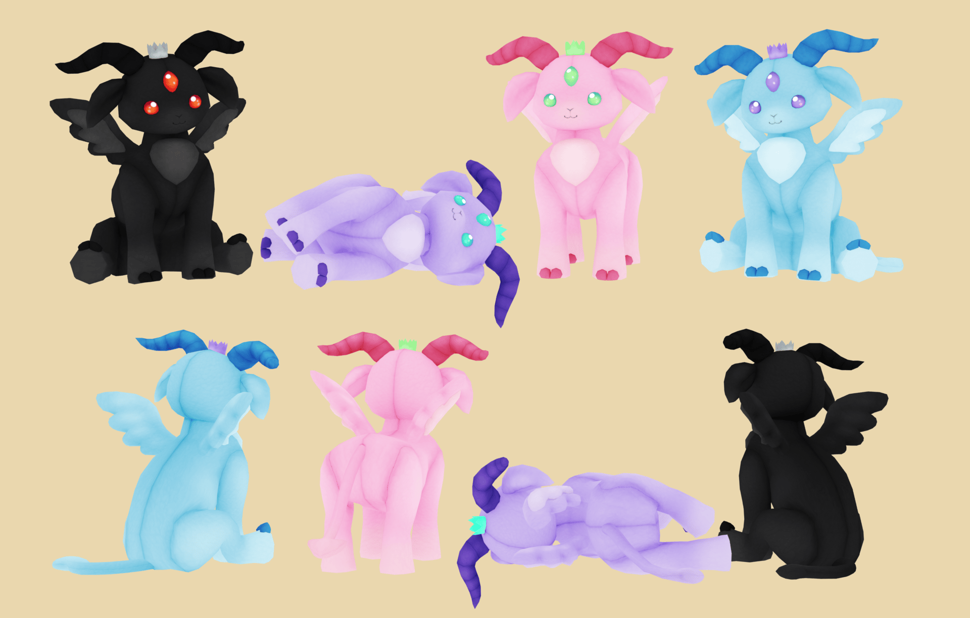 Baphomet Plush Models