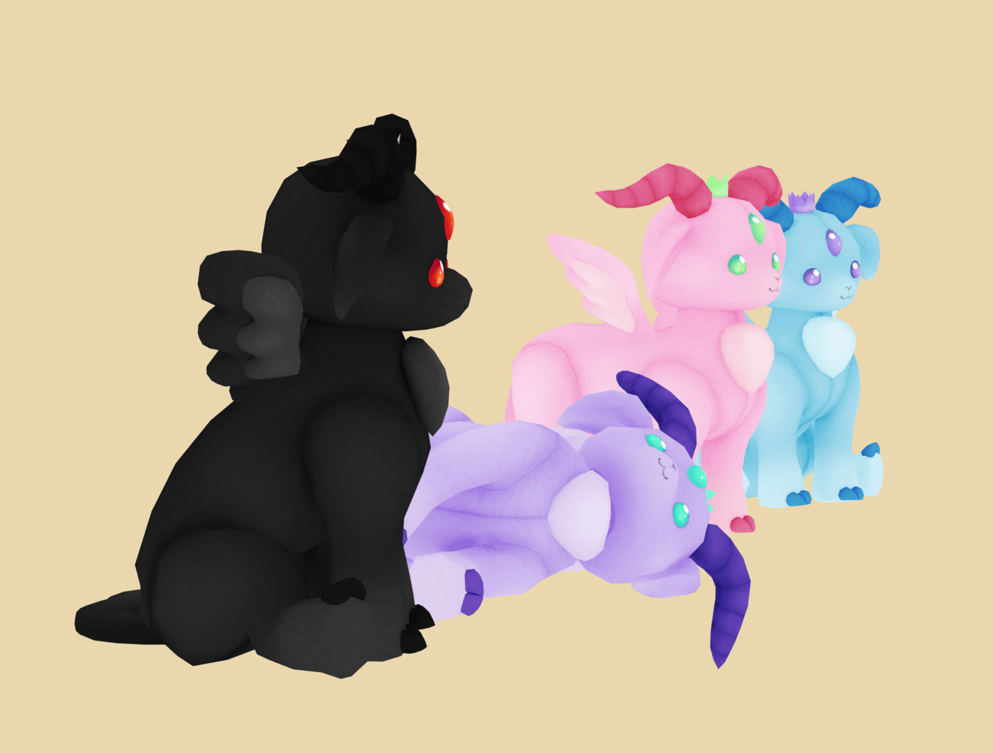 Baphomet Plush Models