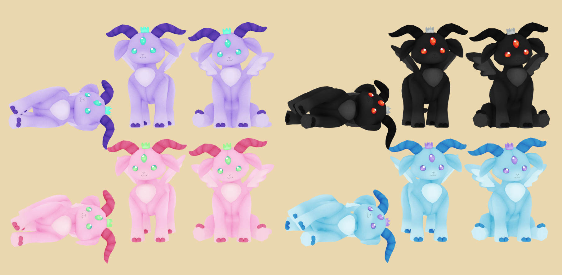 Baphomet Plush Models