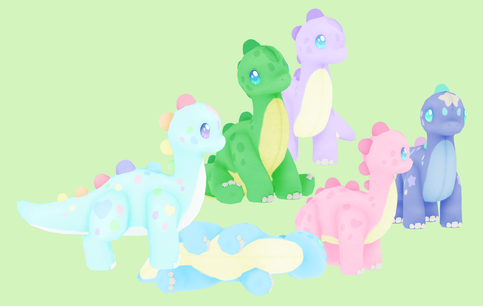 Dino Plush Models
