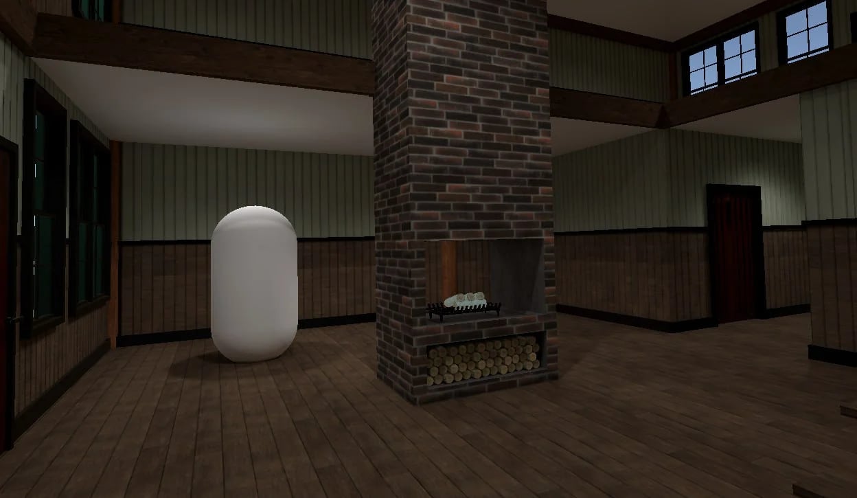 Simple Cabin - VRChat World Prefab