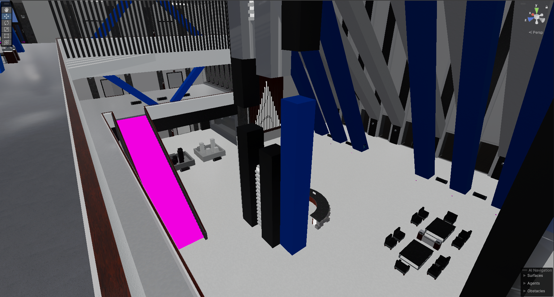 Premium Dynamics - Brutalist Office VRChat World DIY Base