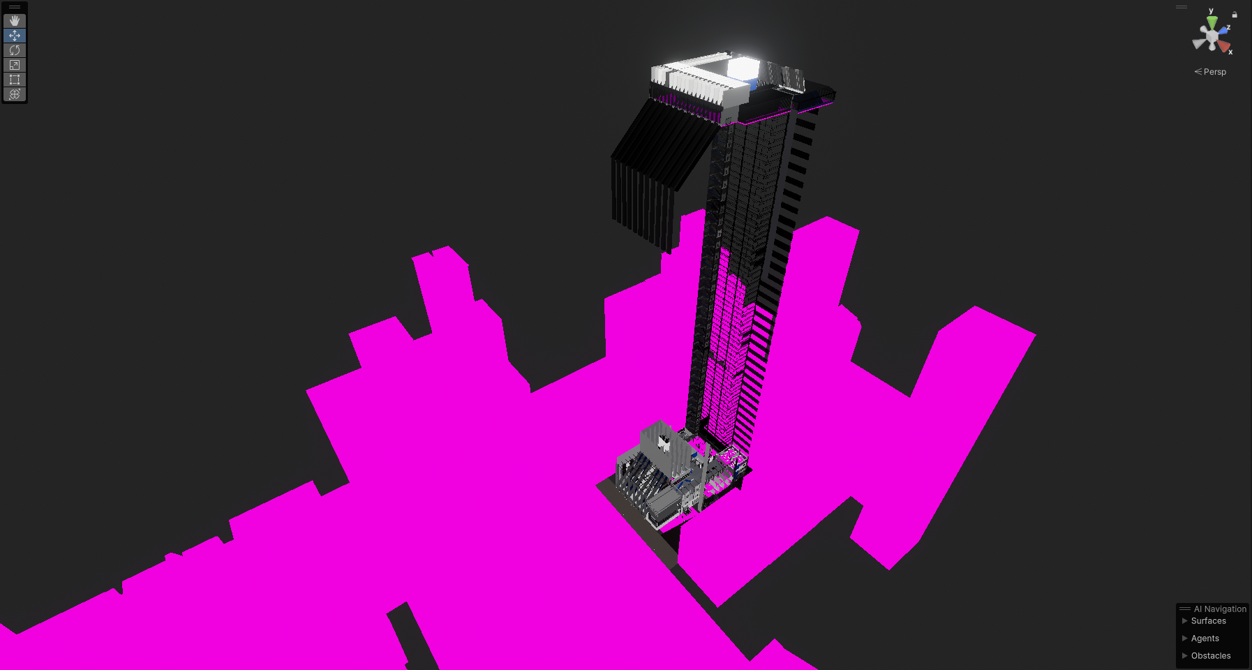 Premium Dynamics - Brutalist Office VRChat World DIY Base