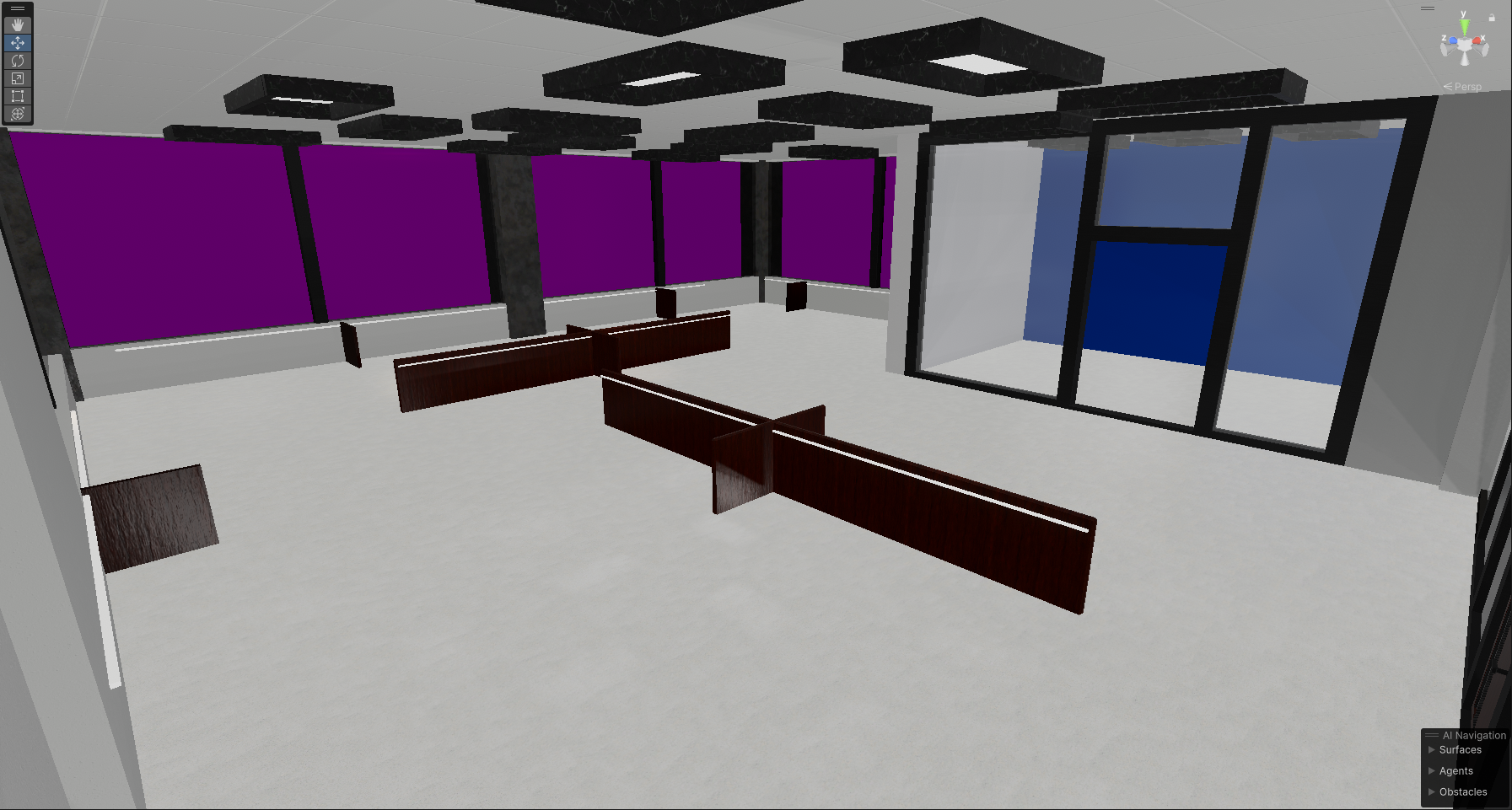 Premium Dynamics - Brutalist Office VRChat World DIY Base