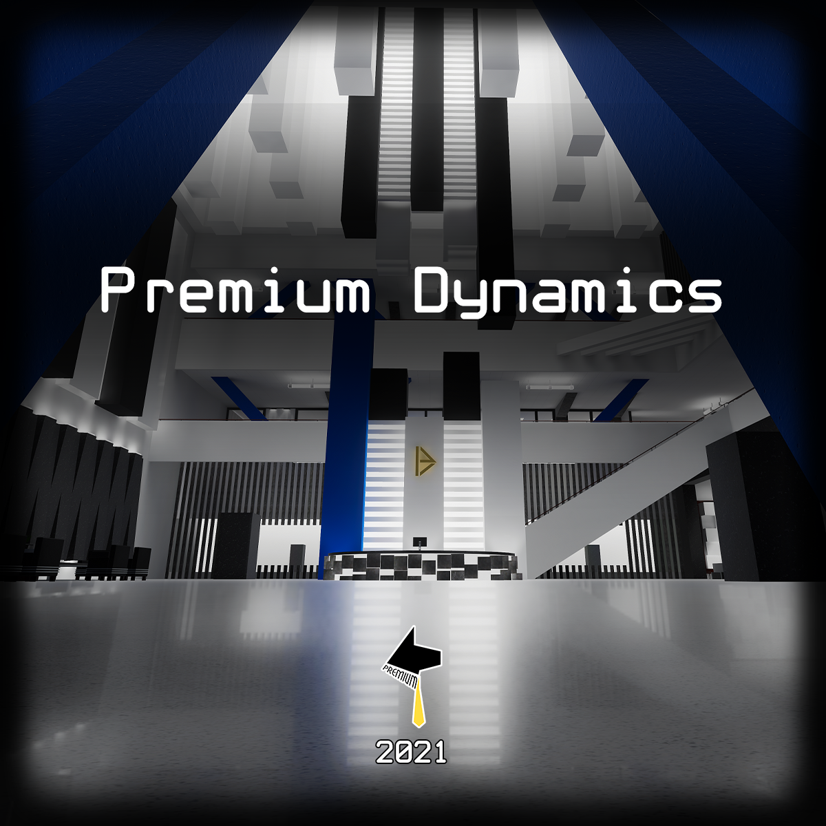 Premium Dynamics - Brutalist Office VRChat World DIY Base