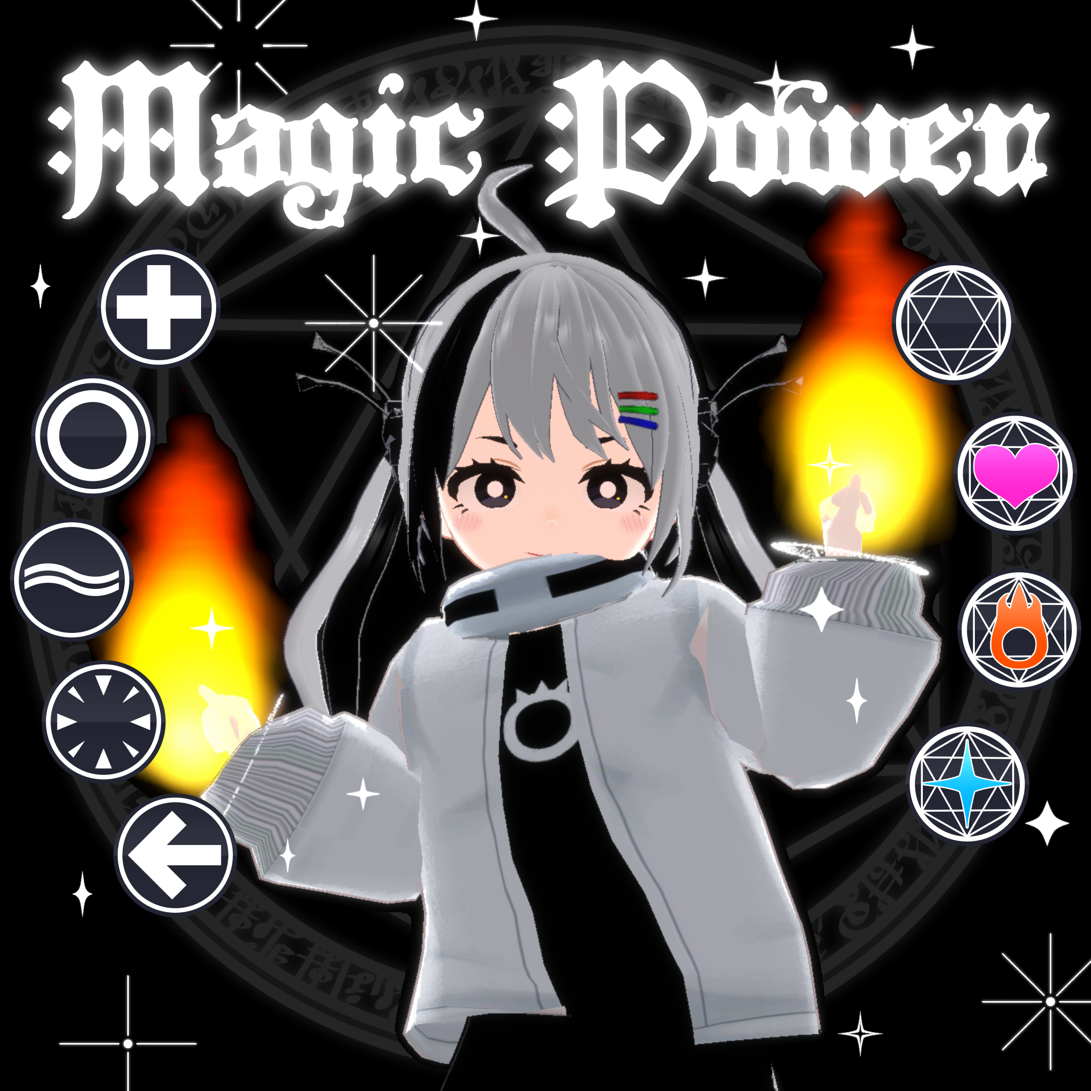 Magic Power Gimmick V1.4 | VRChat FX Gimmick [MA Ready]