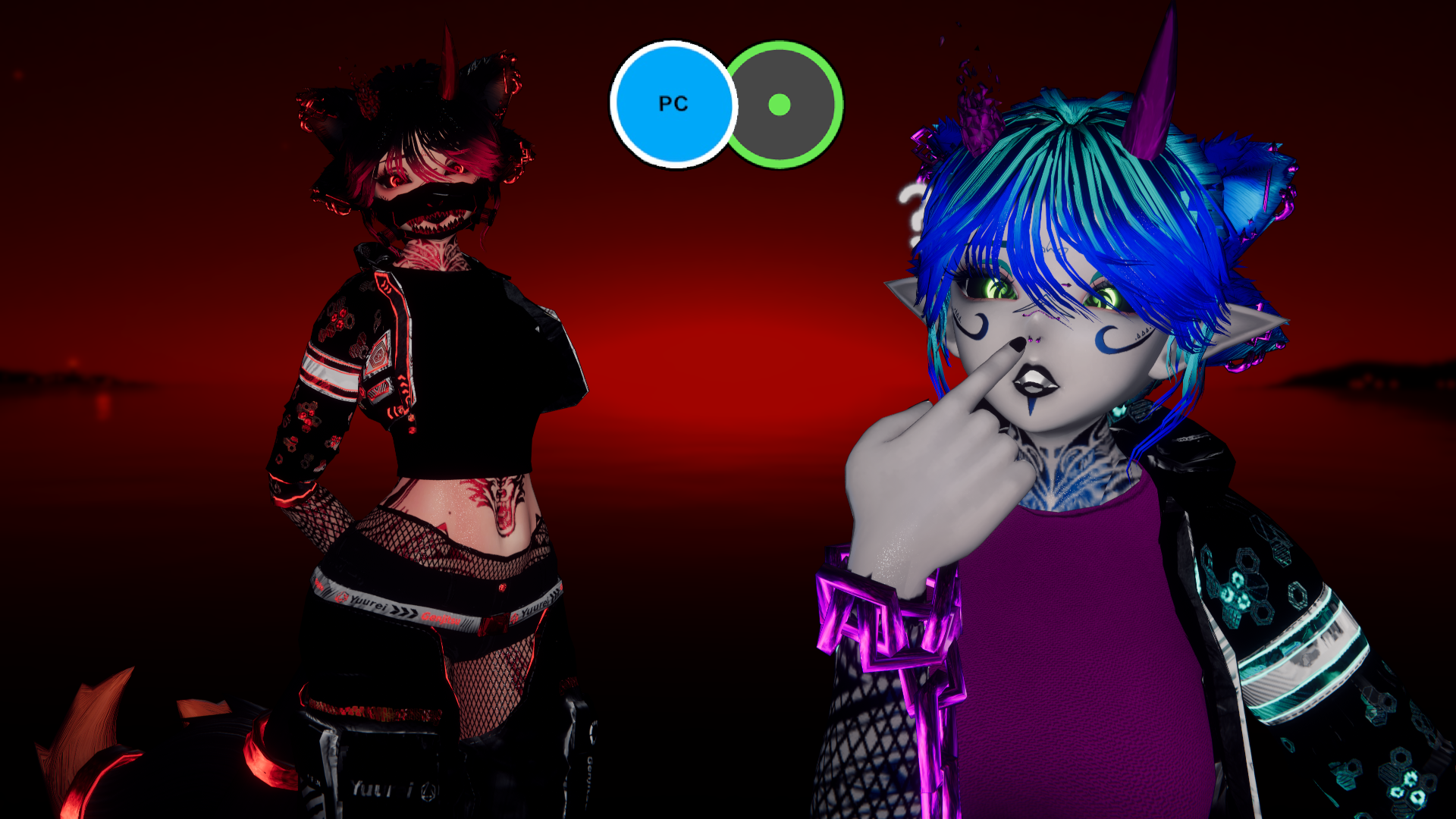 ⛈️ Yuurei & Yami no Genjitsu Bundle (PC/Quest/Opti) | Face Tracking | GoLoco | Wholesome SPS ⛈️