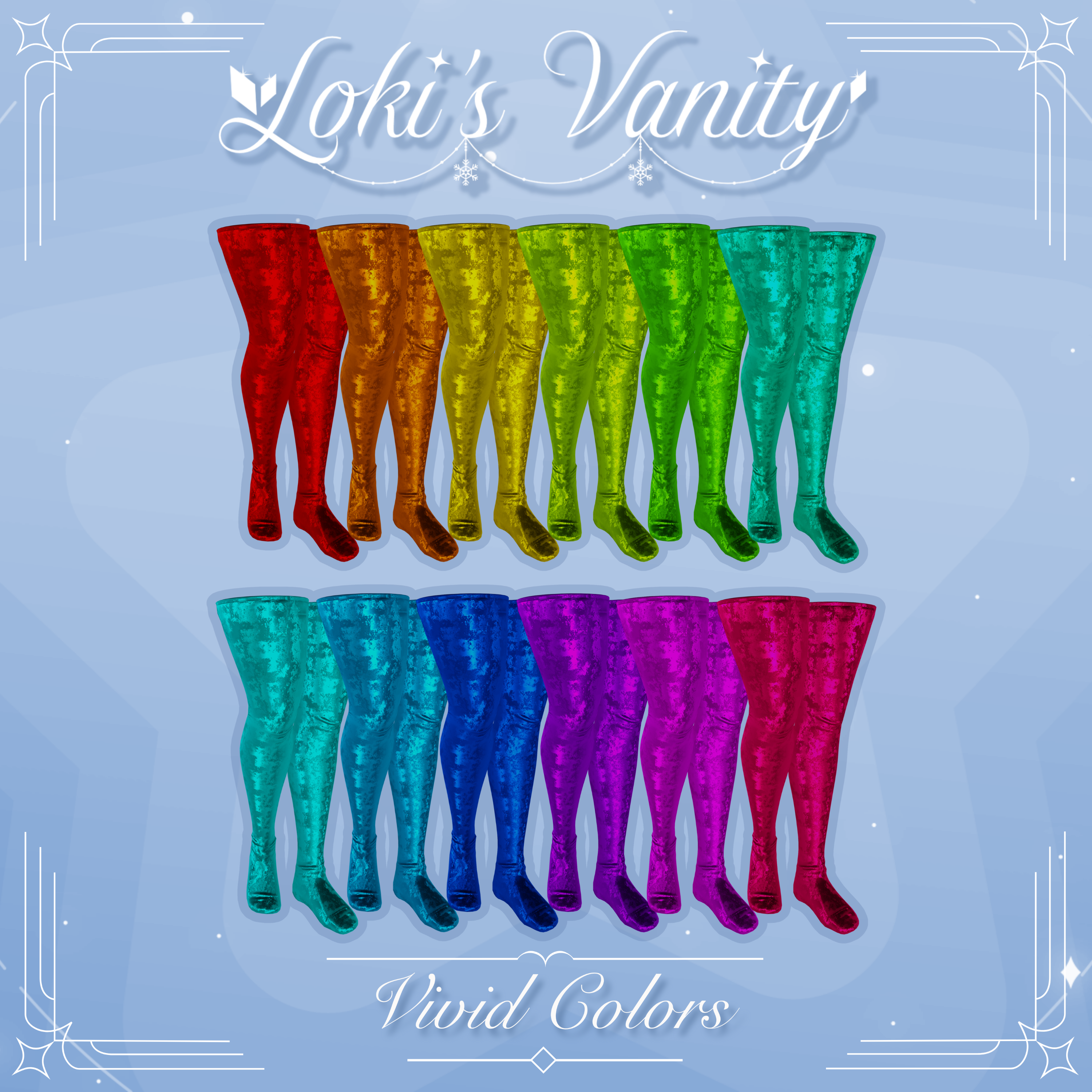 ˗ˏˋ ꒰ " Velvet Thigh Highs - NITRO " ꒱ ˎˊ˗