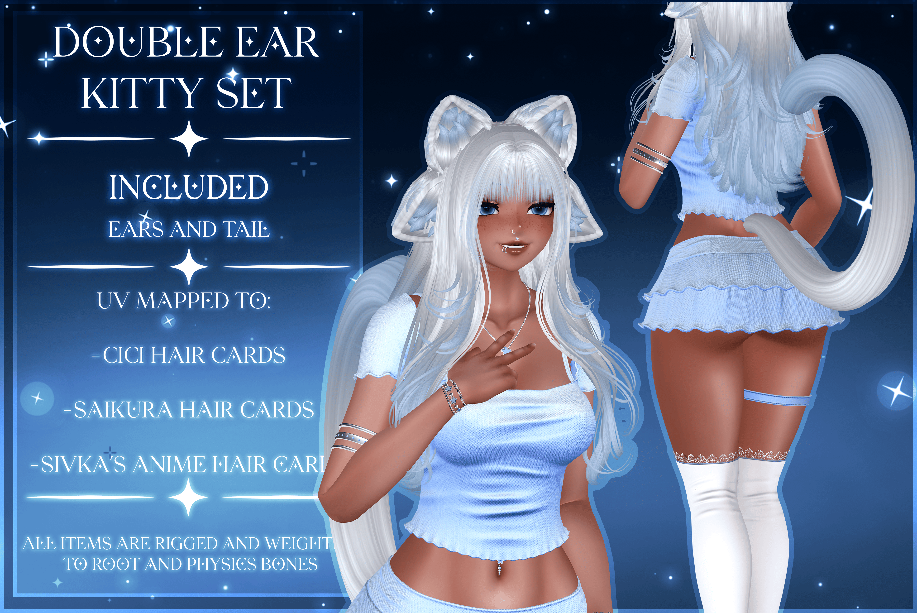 ˗ˏˋ ꒰ " Double Kitty Set " ꒱ ˎˊ˗
