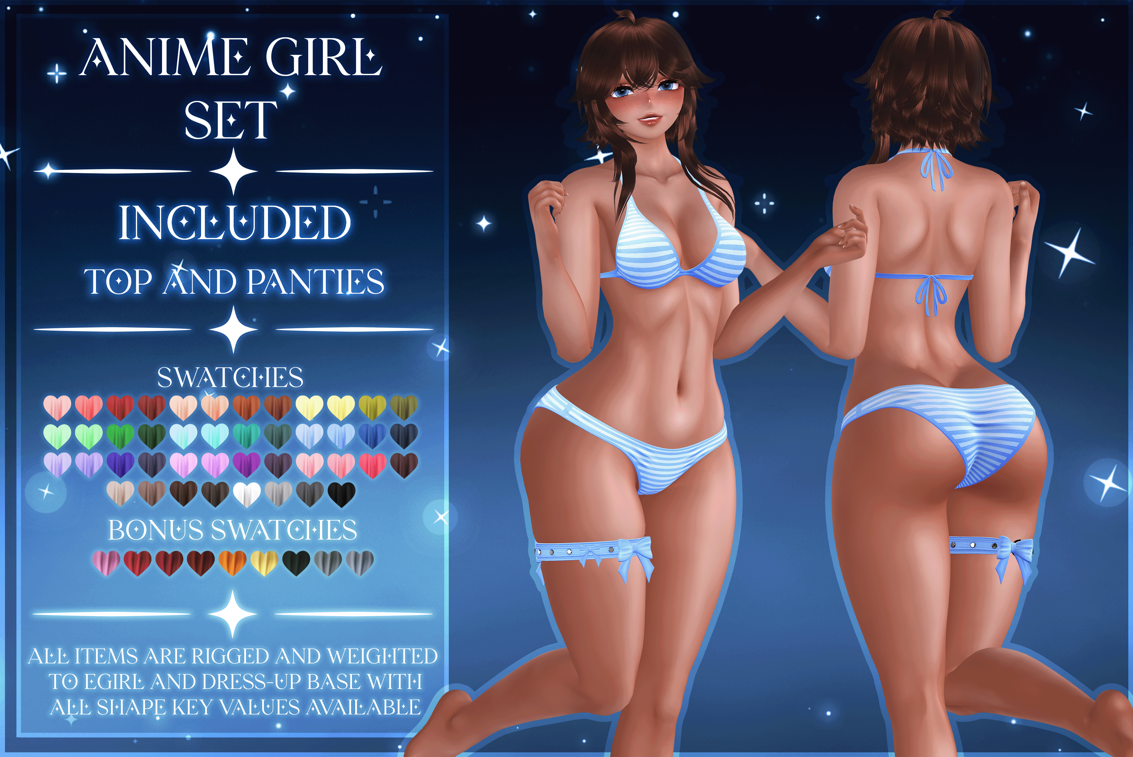 ˗ˏˋ ꒰ " Anime Girl Set - FREE " ꒱ ˎˊ˗