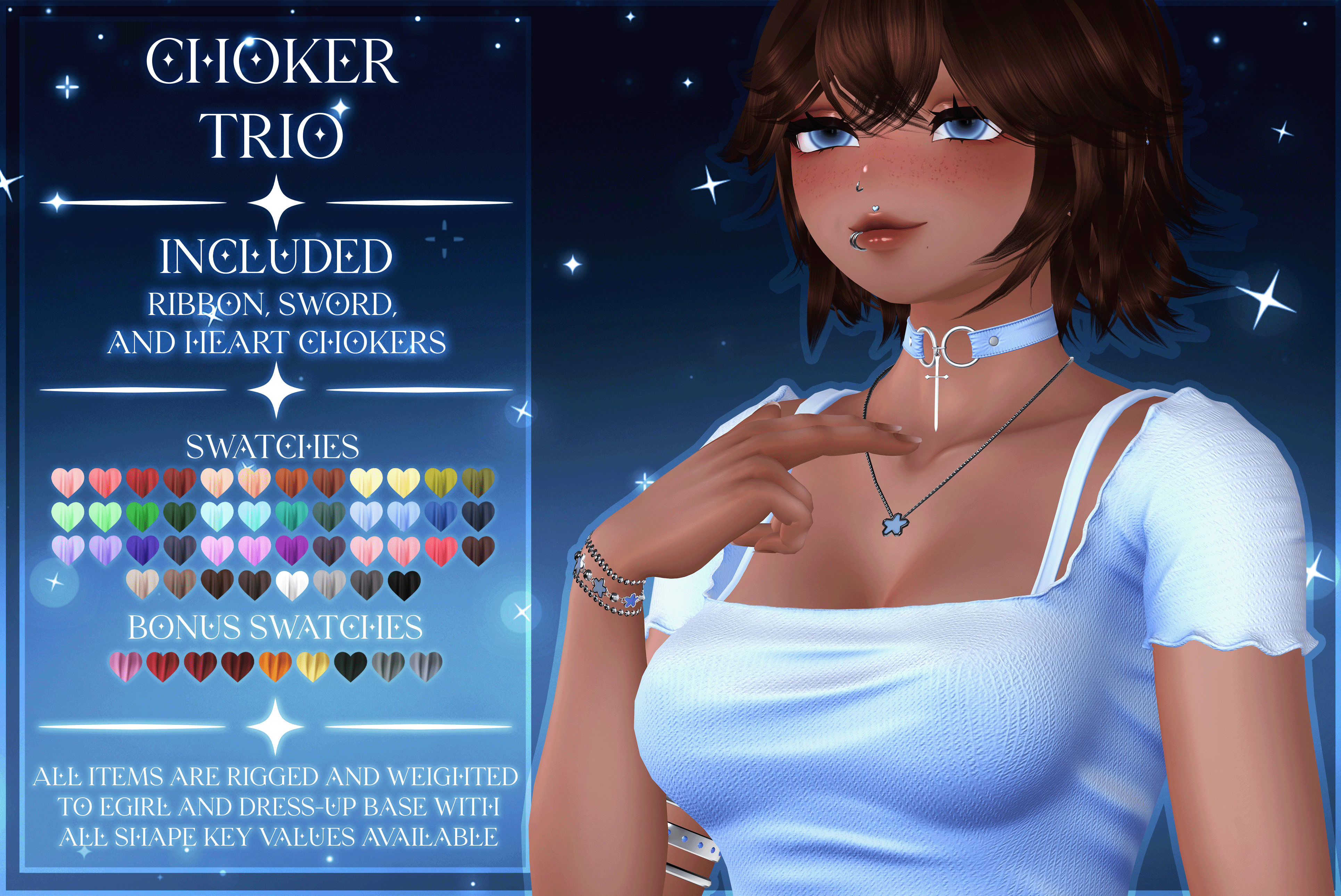 ˗ˏˋ ꒰ " Choker Trio " ꒱ ˎˊ˗