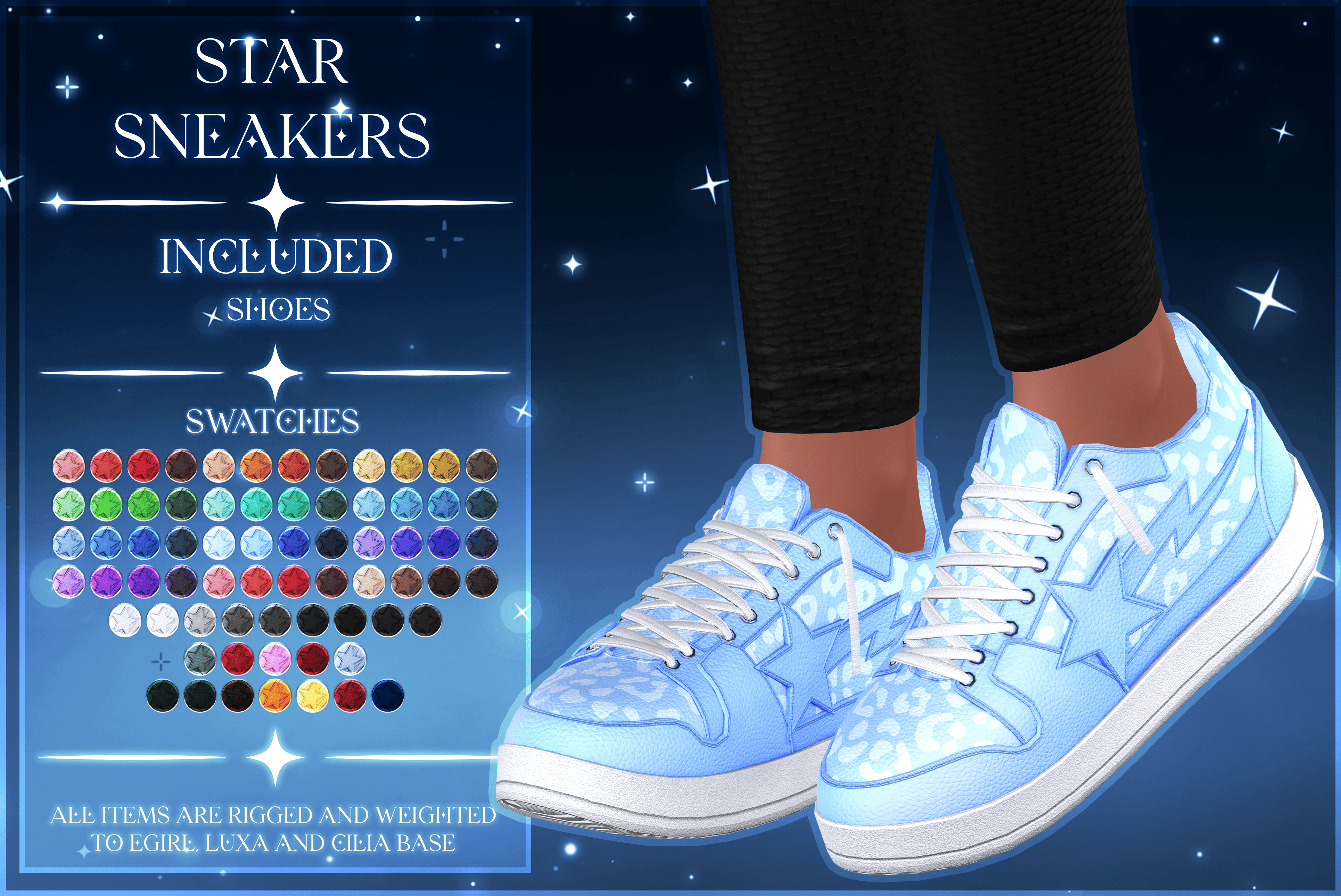 ˗ˏˋ ꒰ " Star Sneakers " ꒱ ˎˊ˗