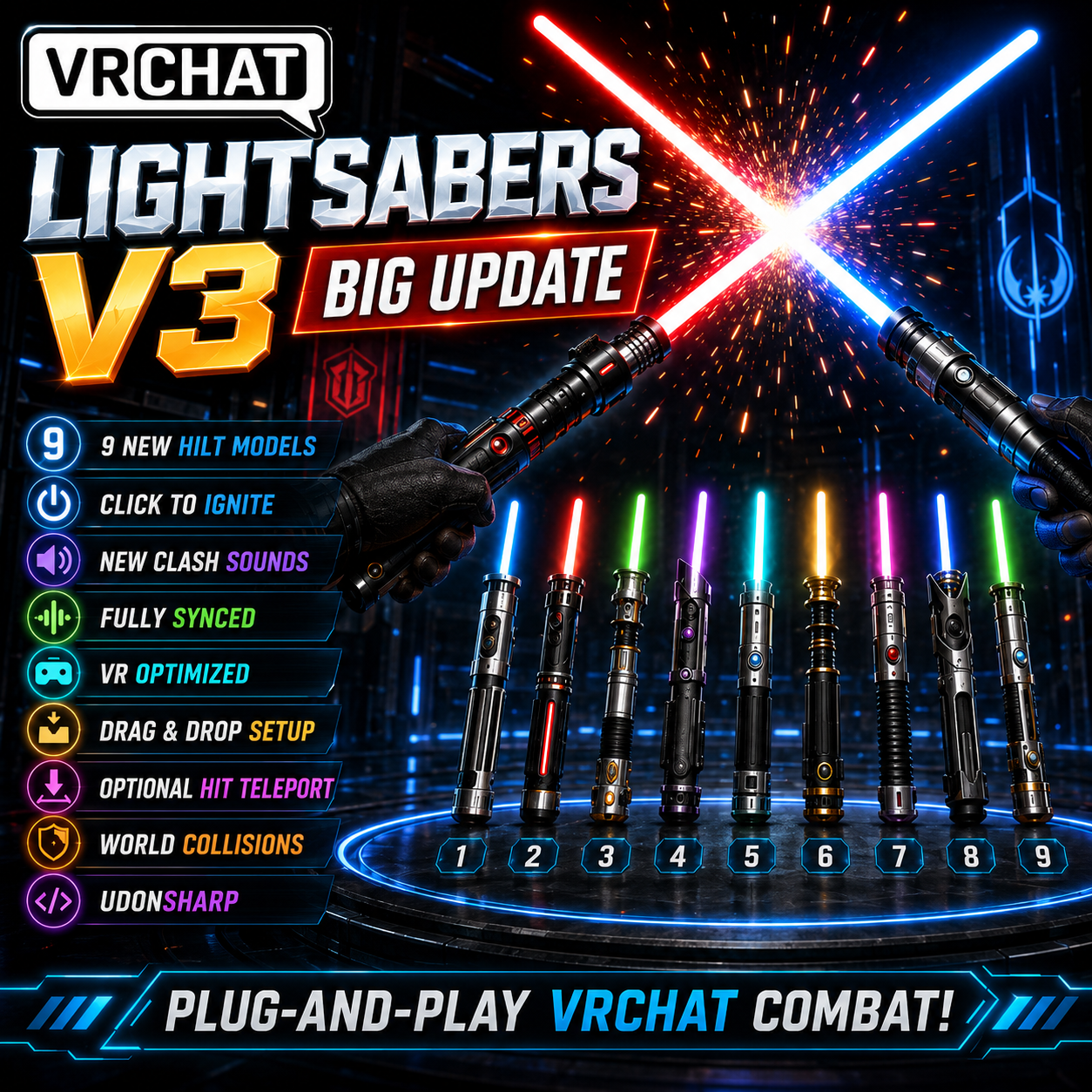 VRChat Lightsabers