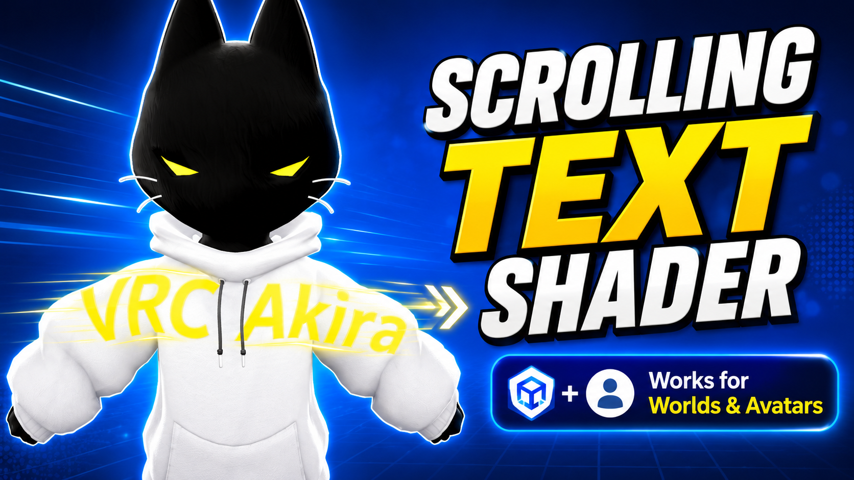 VRChat Scrolling Text & Images | Avatars & Worlds