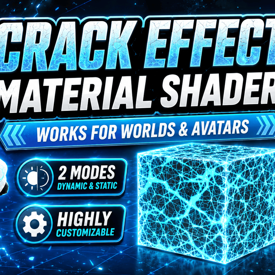 VRChat Crack Effect Material | Avatars & Worlds
