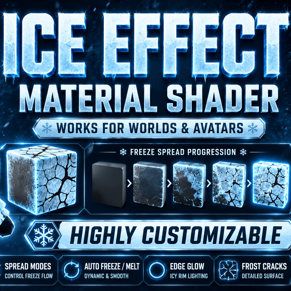 VRChat Freeze Effect Material | Avatar & Worlds
