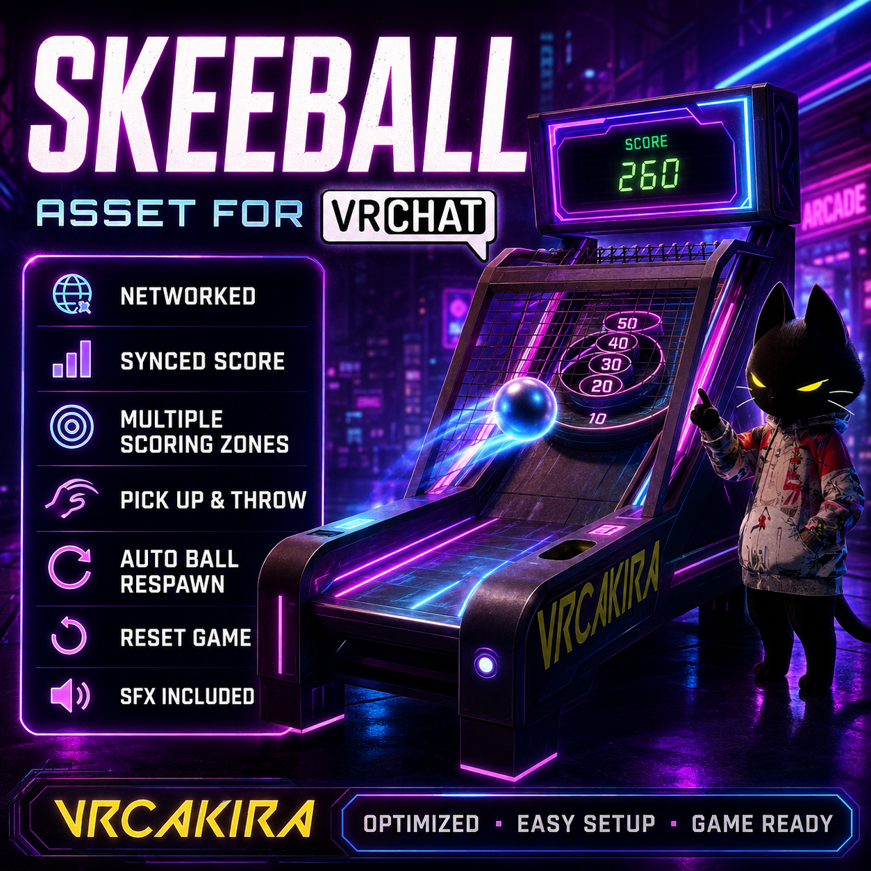 VRChat Skeeball Asset