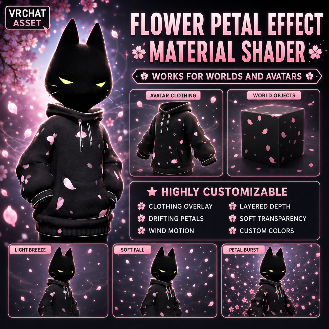 Flower Petal Effect Material | Avatar & Worlds