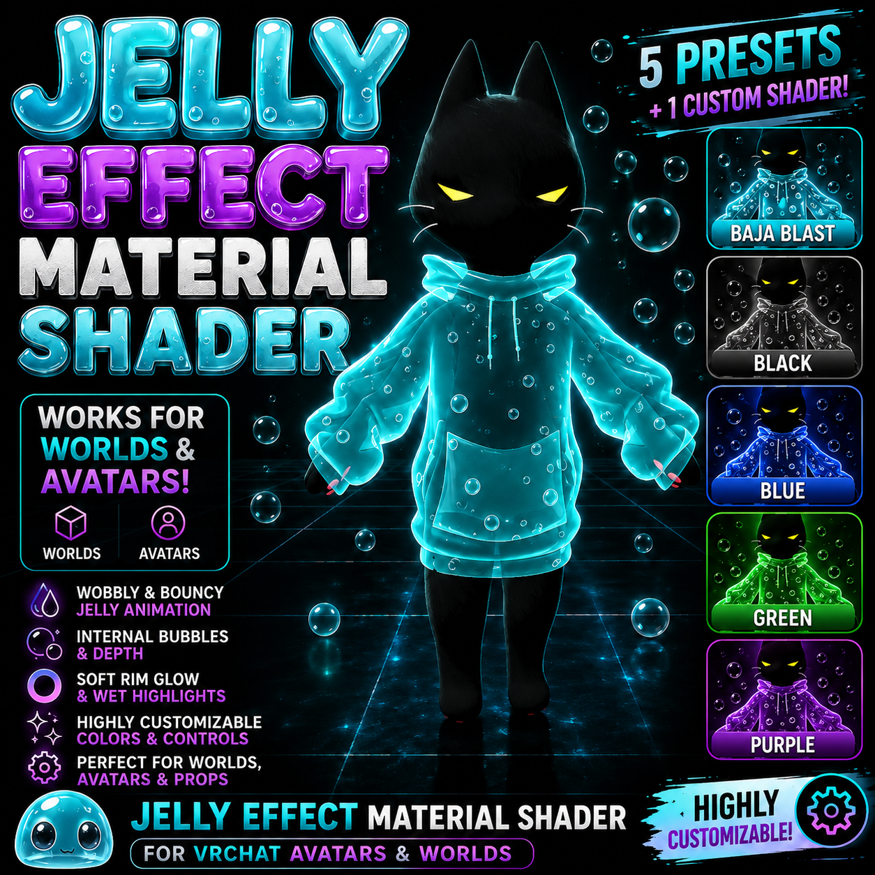 VRChat Jelly Effect Material Shader | Avatars & Worlds