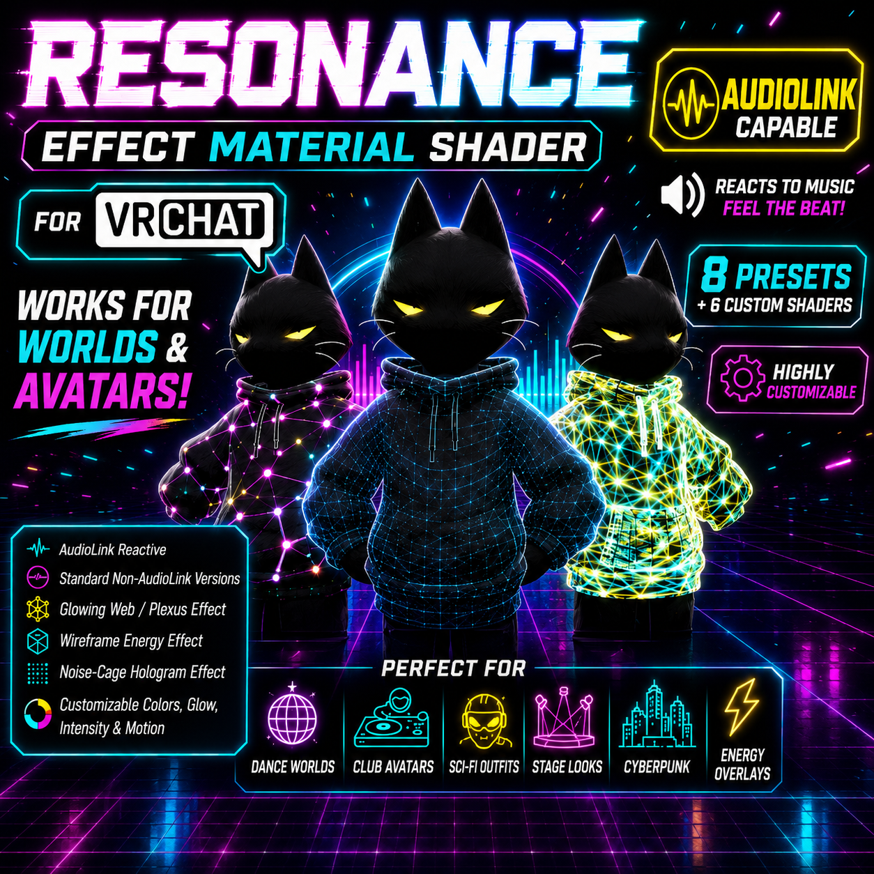 VRChat Resonance Effect Material | Avatars & World