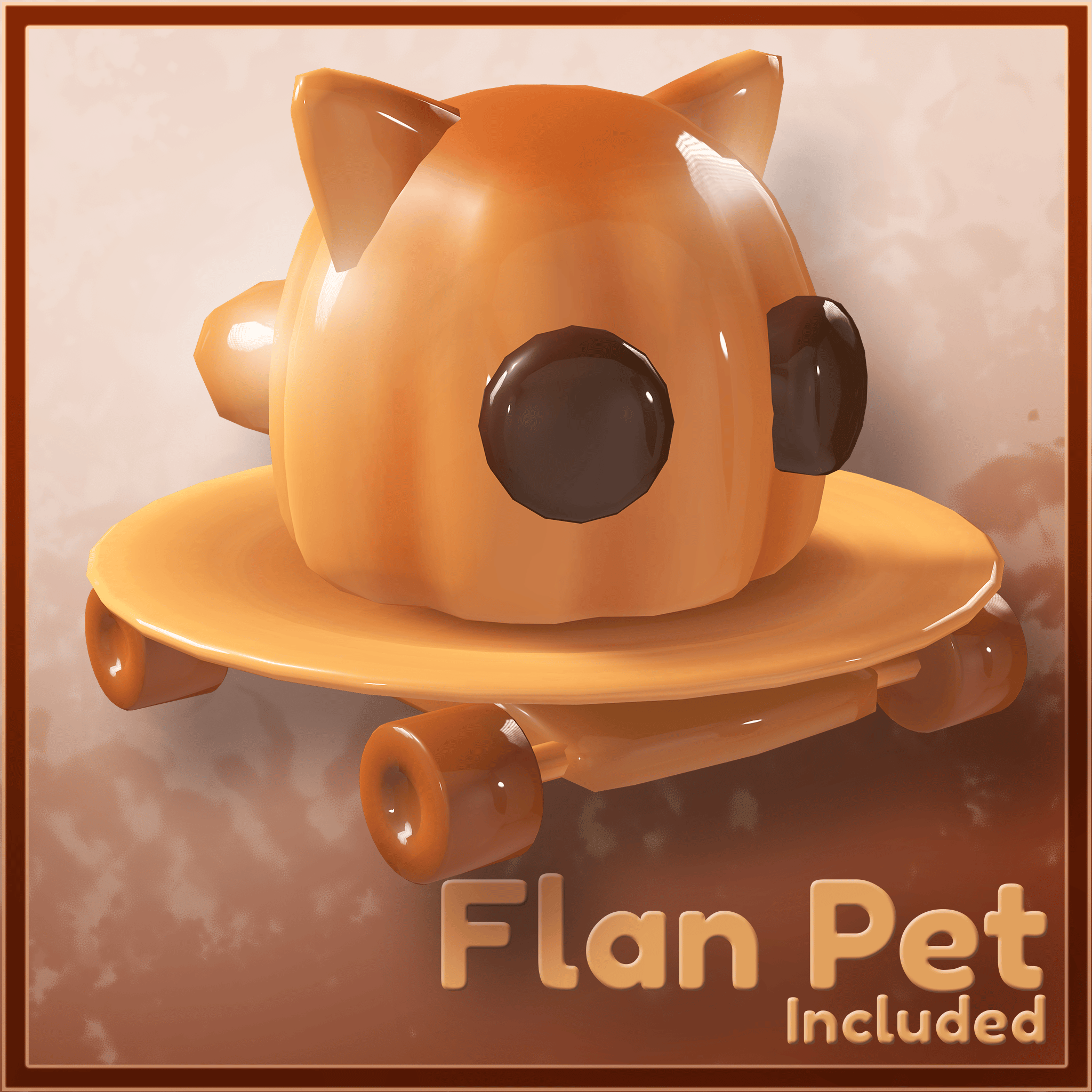 Flan - VRChat Avatar (QuestCompatible, Face Tracking) + Chibi