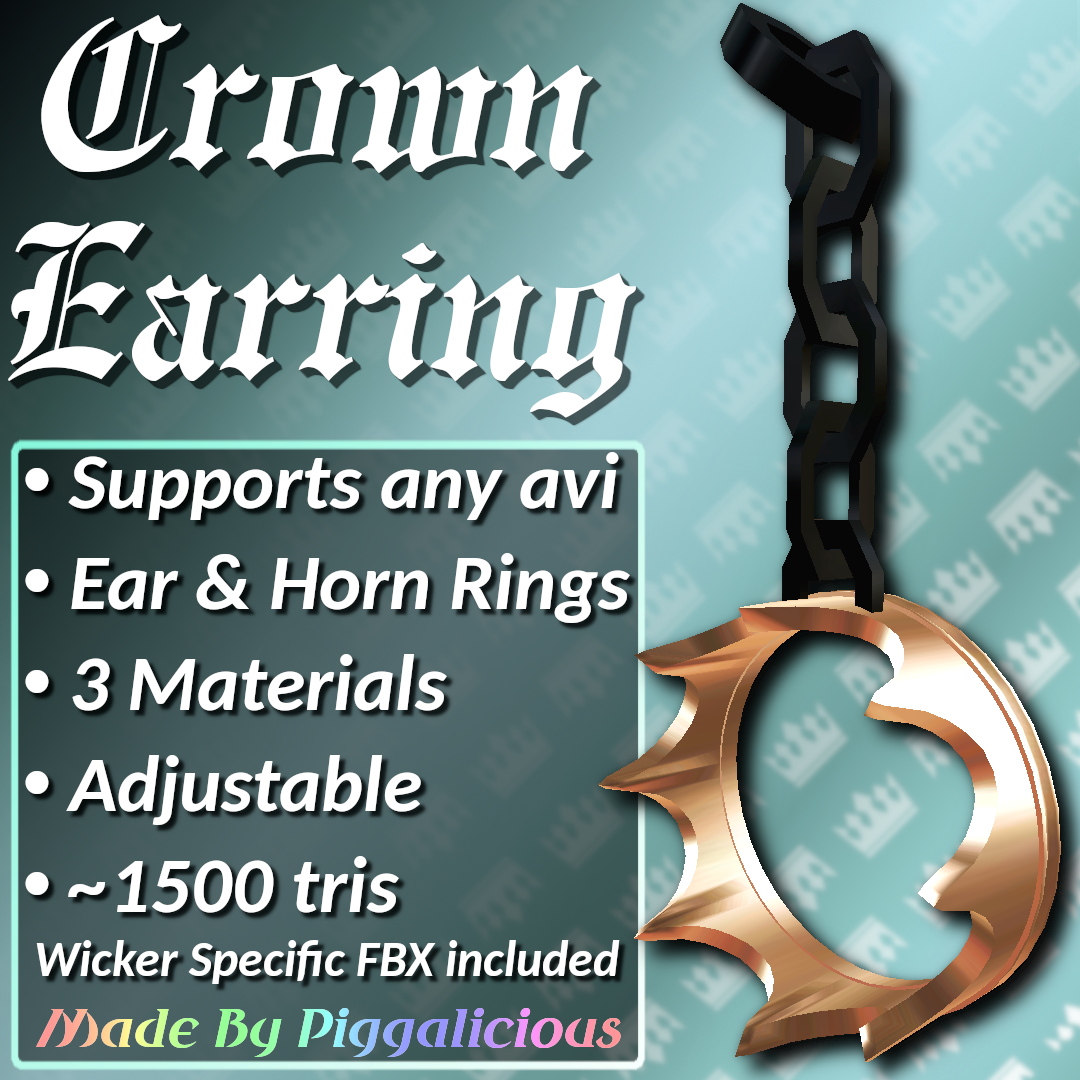 Crown Earring