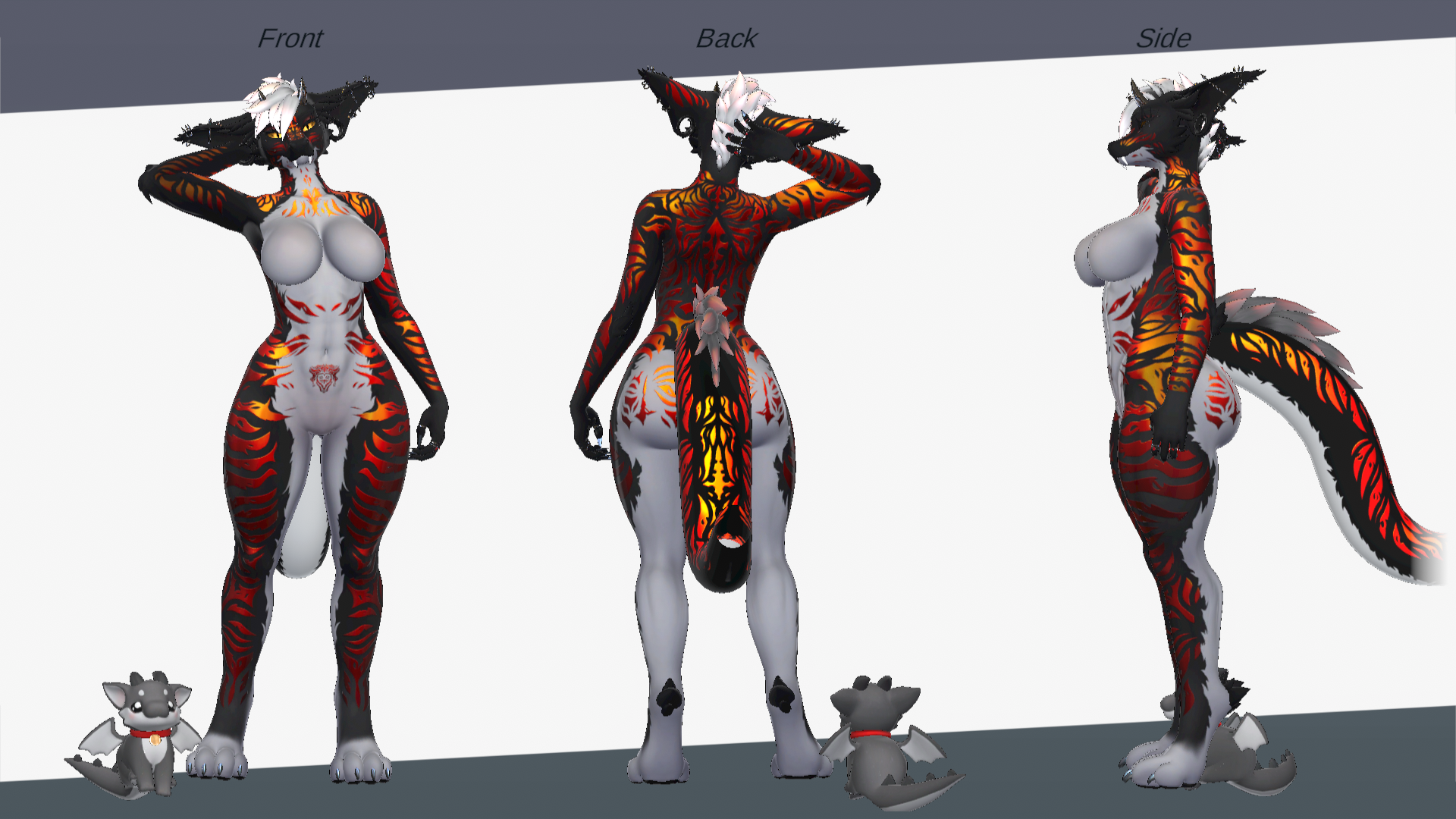 Celeste Dragon - Striped BloodOath (TEXTURE ONLY)