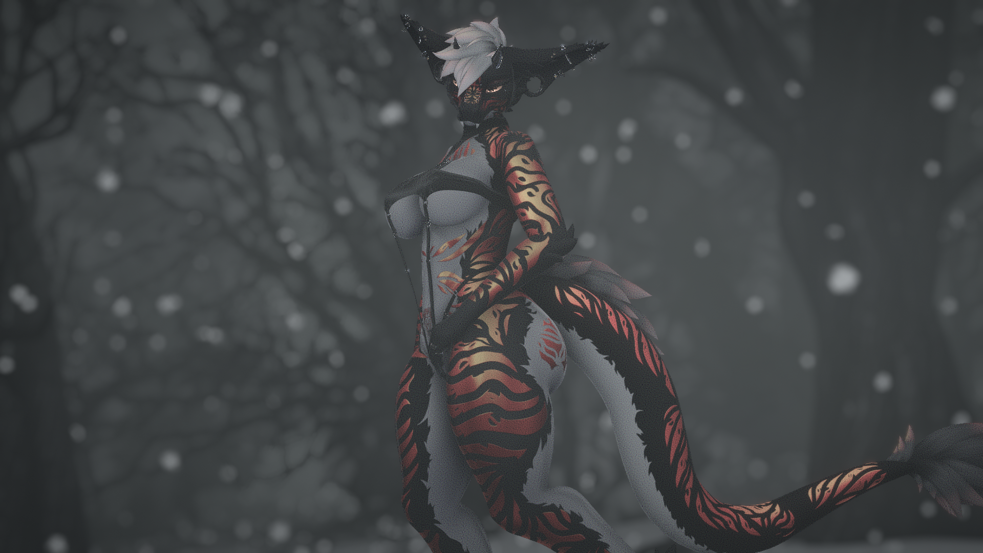 Celeste Dragon - Striped BloodOath (TEXTURE ONLY)