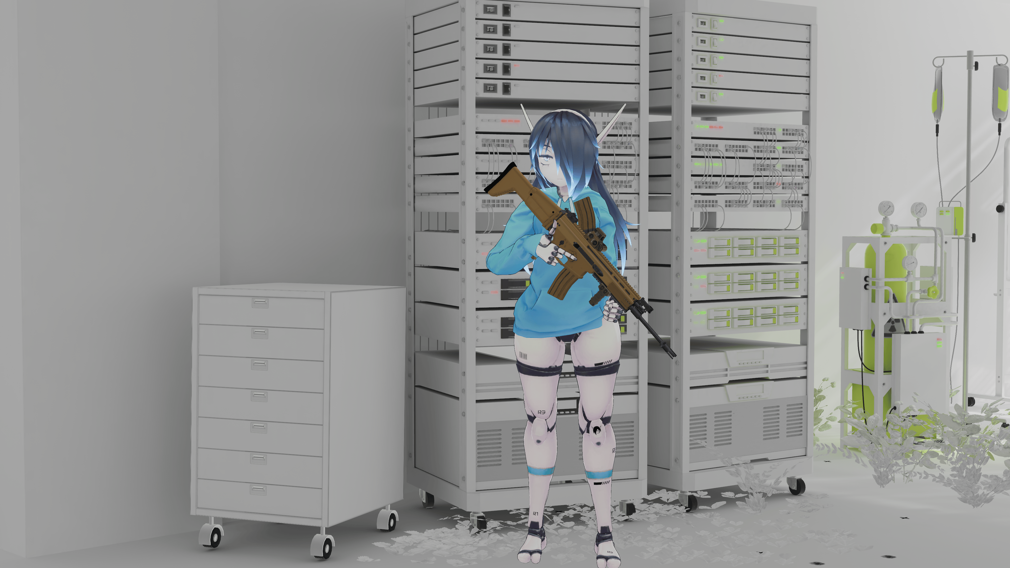 Customizable SCAR Rifle Gimmick
