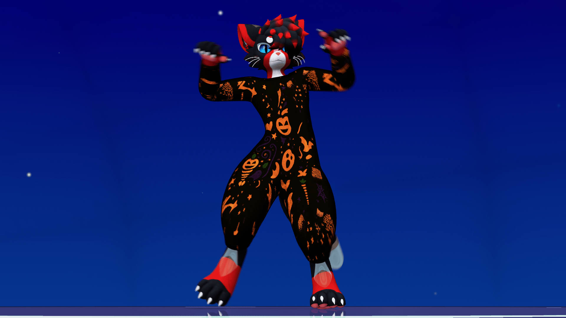 Mayu Cat Halloween Bodysuit