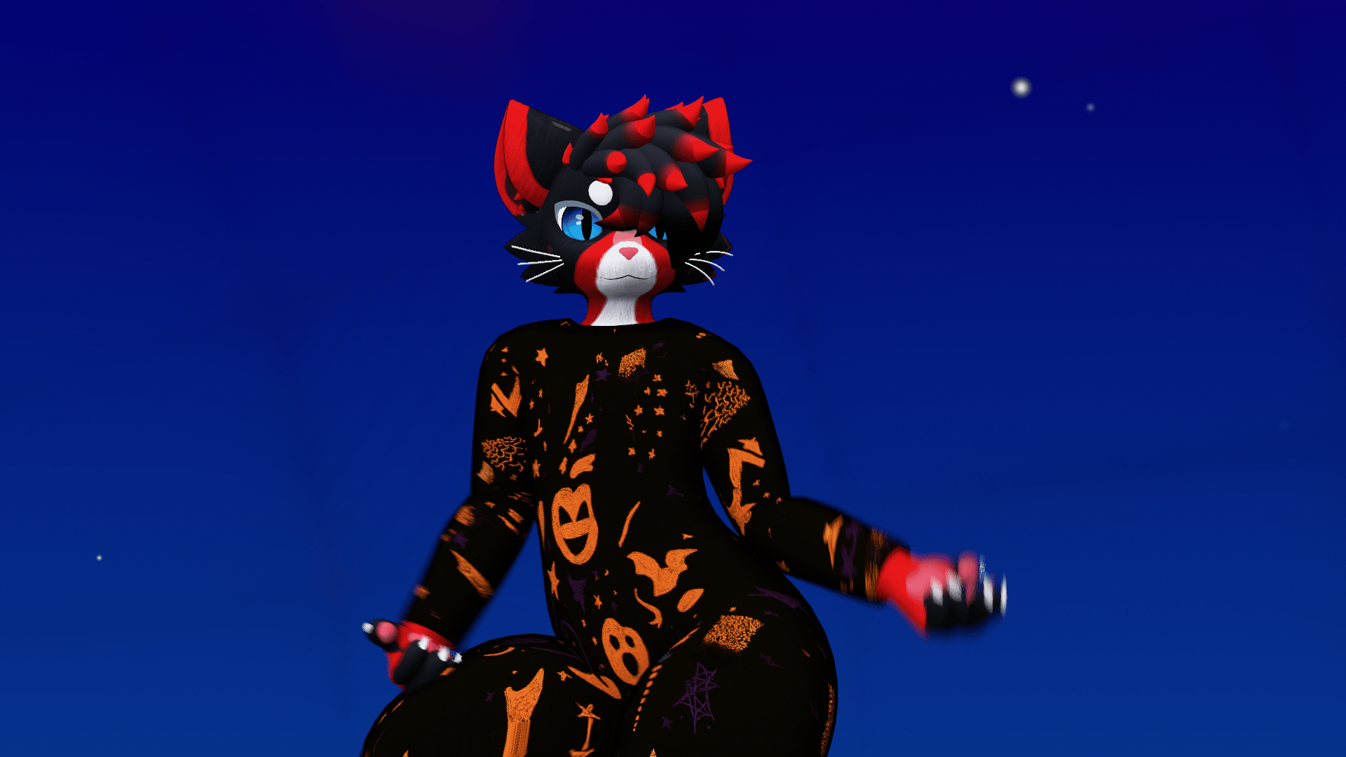 Mayu Cat Halloween Bodysuit