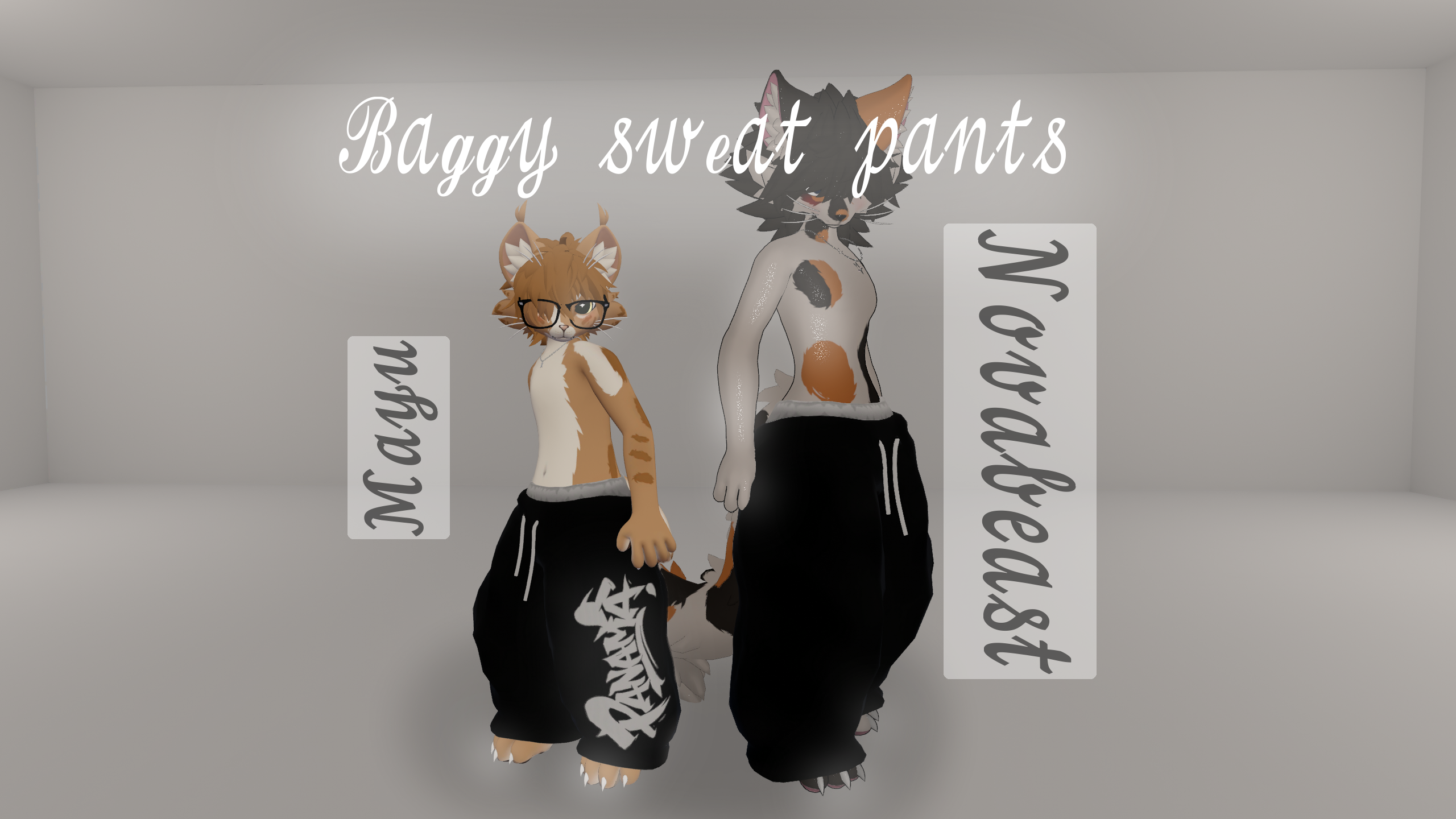Baggy sweat pants for Novabeast and Mayu