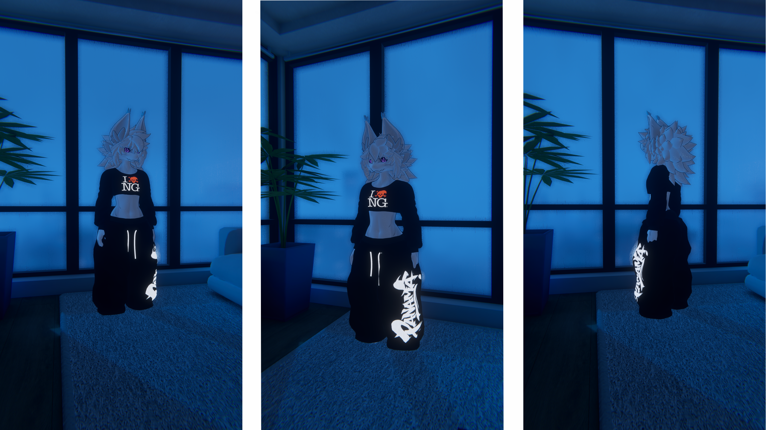 Baggy sweat pants for Novabeast and Mayu
