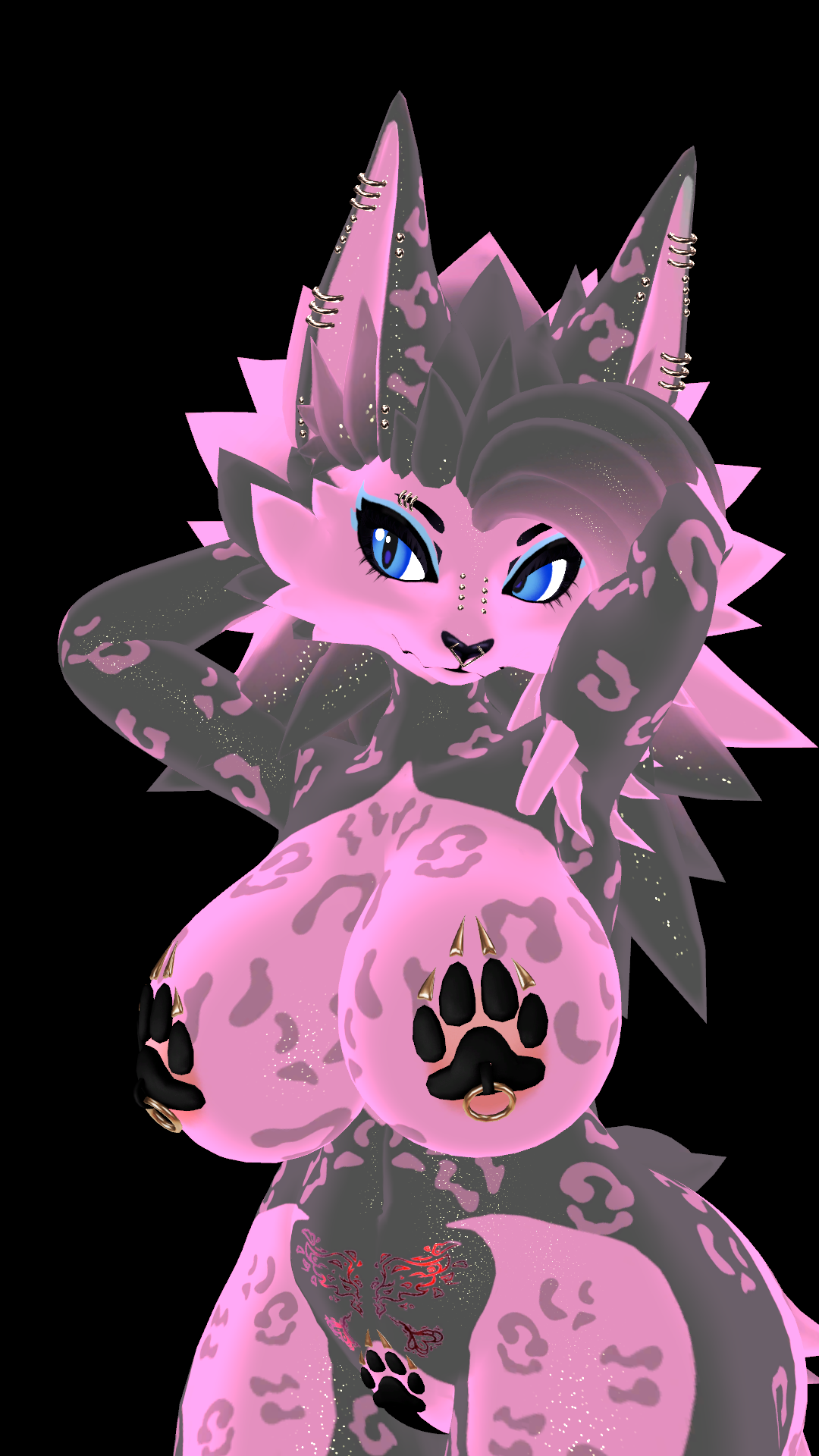 Pink Bubblegum Leopard texture for the KFN!