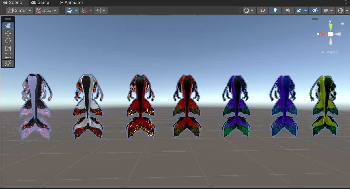 "Your Corruption" Retextures for NovaPie's Nymari Mermaid Tail