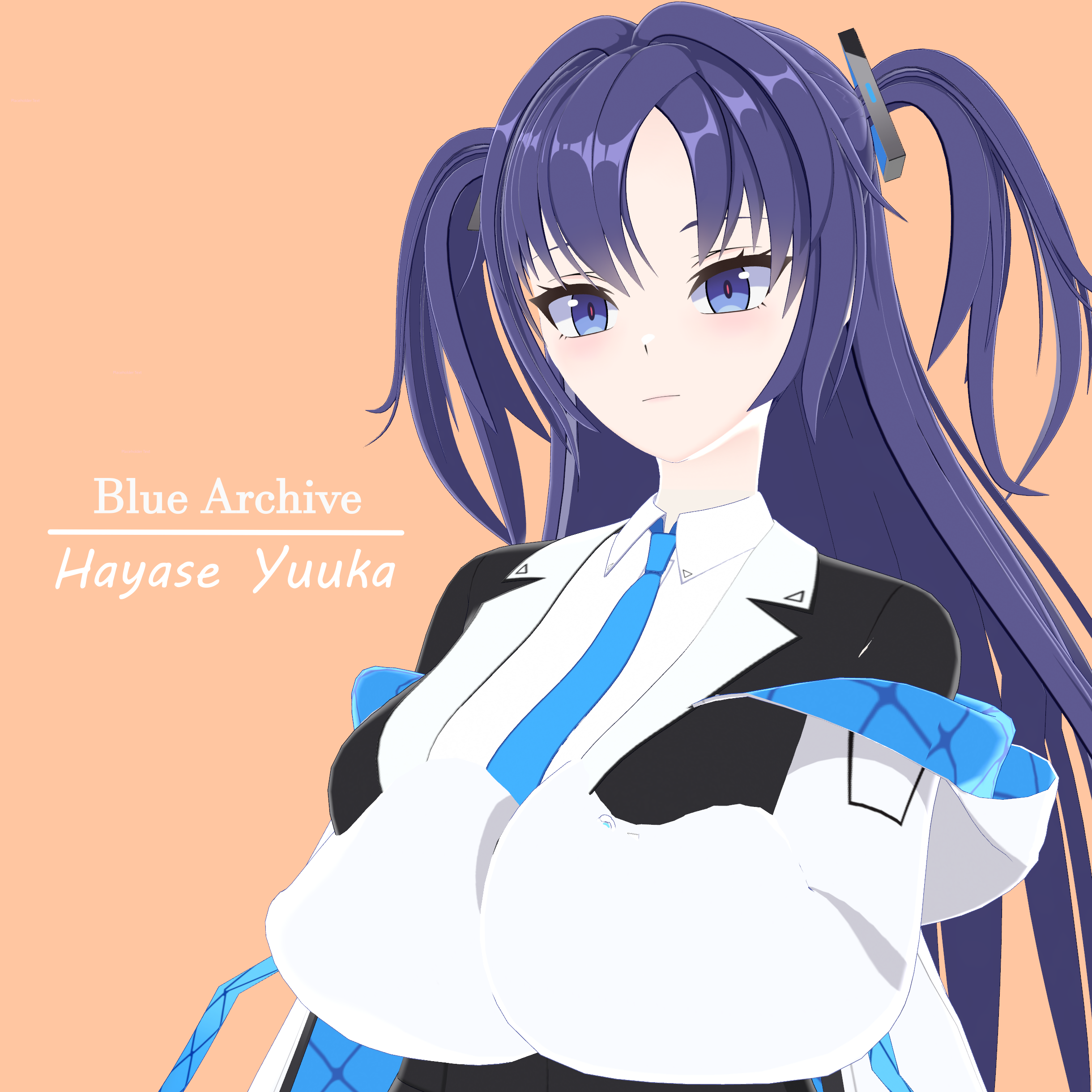Hayase Yuuka - Blue Archive VRChat Avatar + Gym Outfit