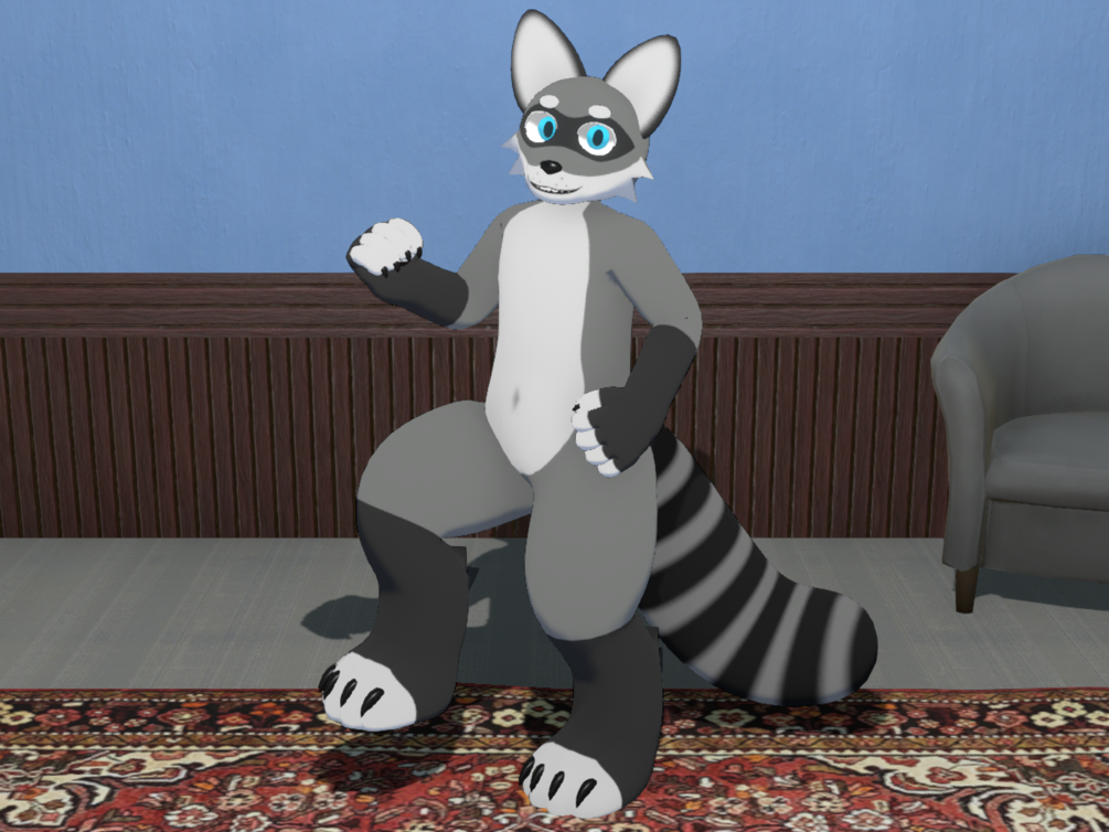Caddie Kritter (My First From-Scratch VRChat Avatar Base)