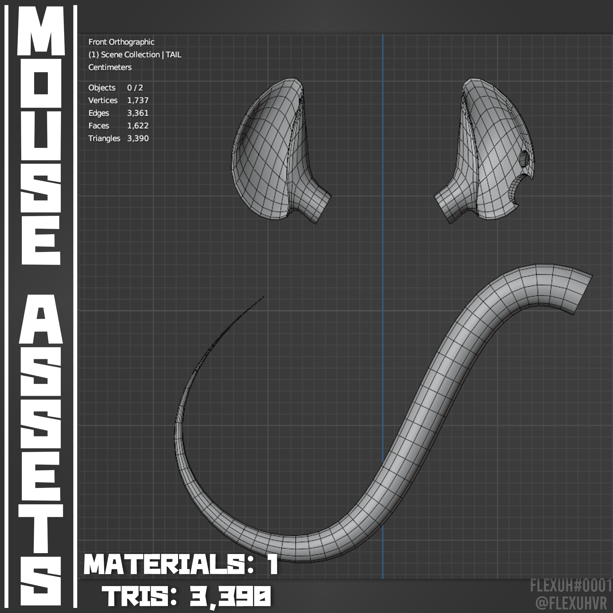 Mouse Ears & Tail