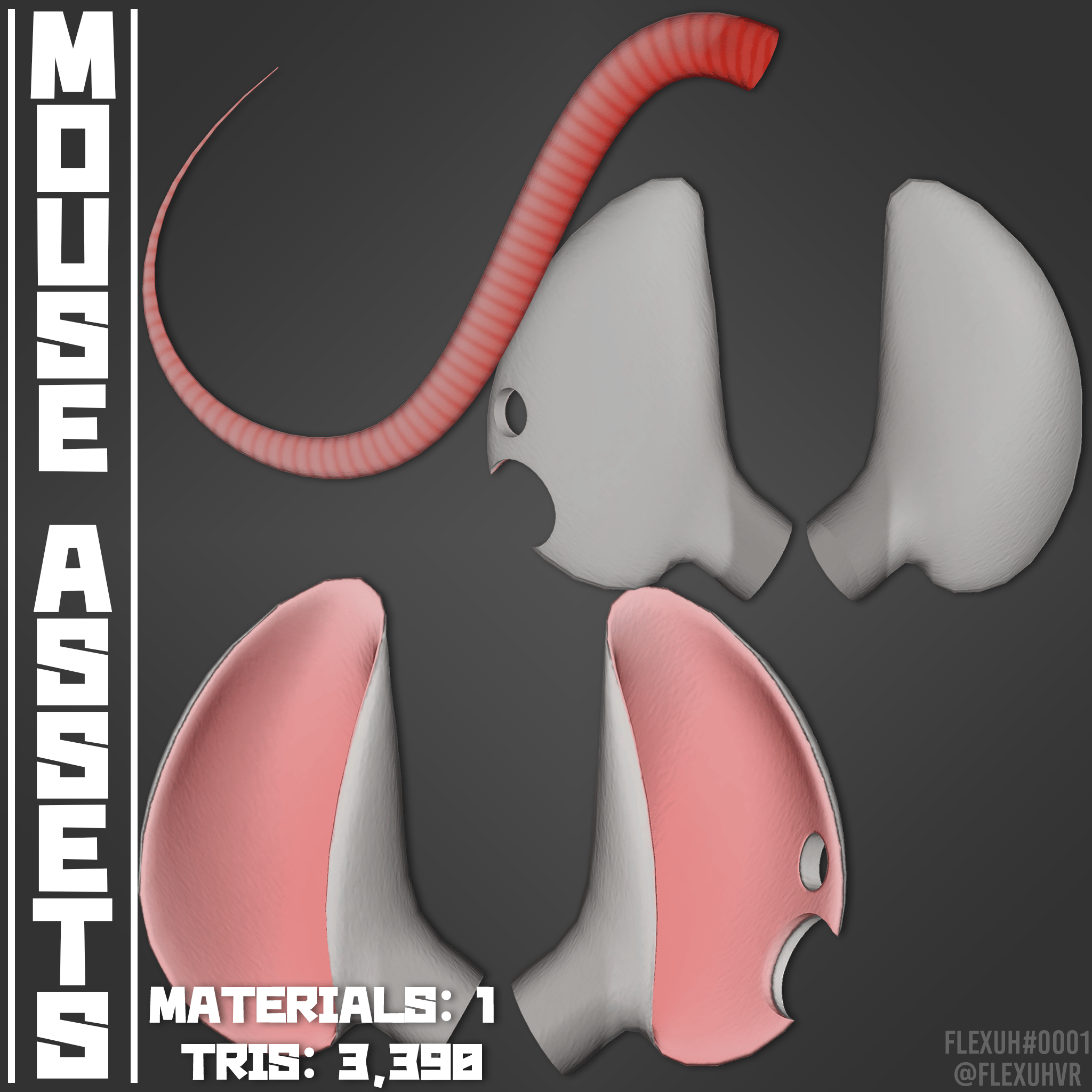 Mouse Ears & Tail