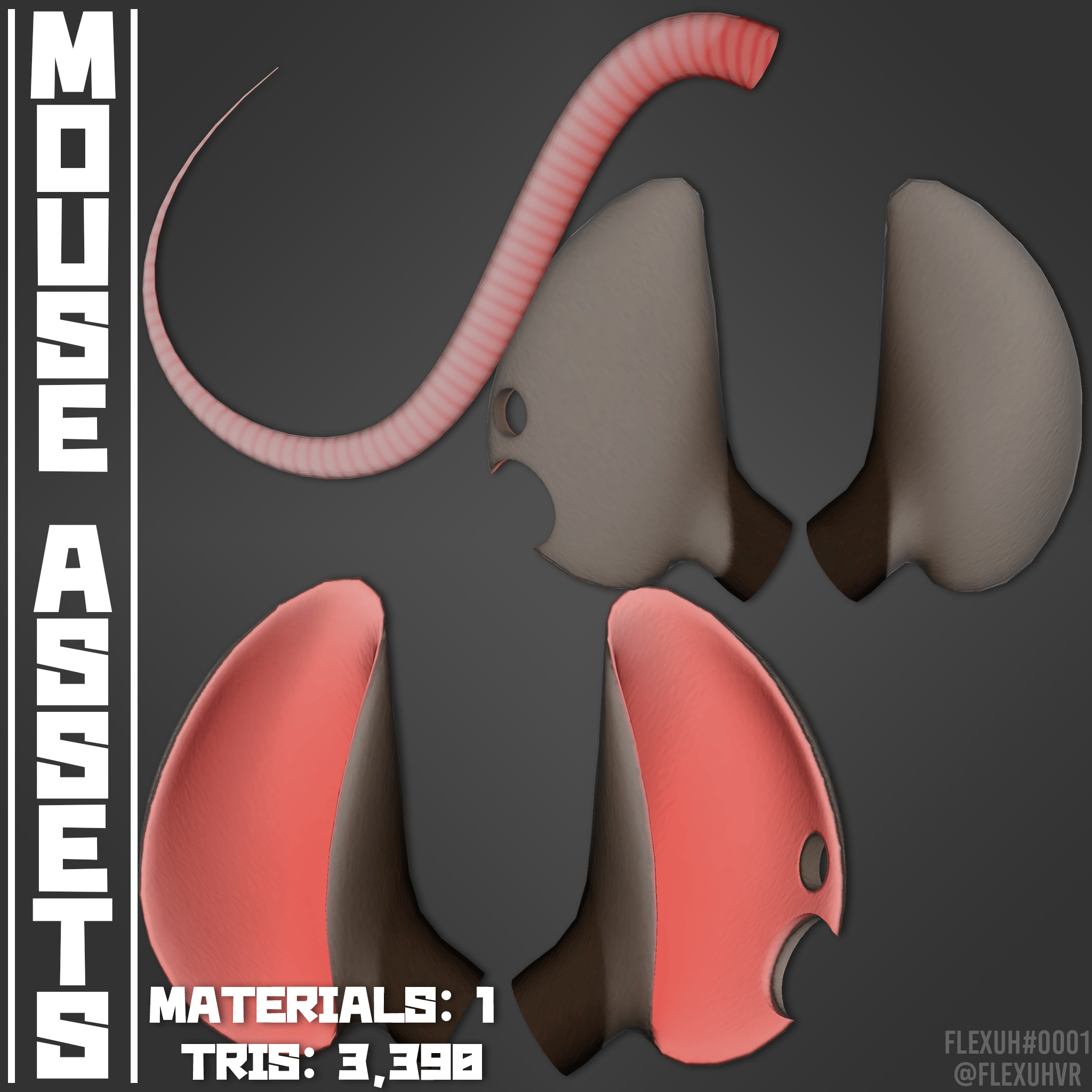 Mouse Ears & Tail