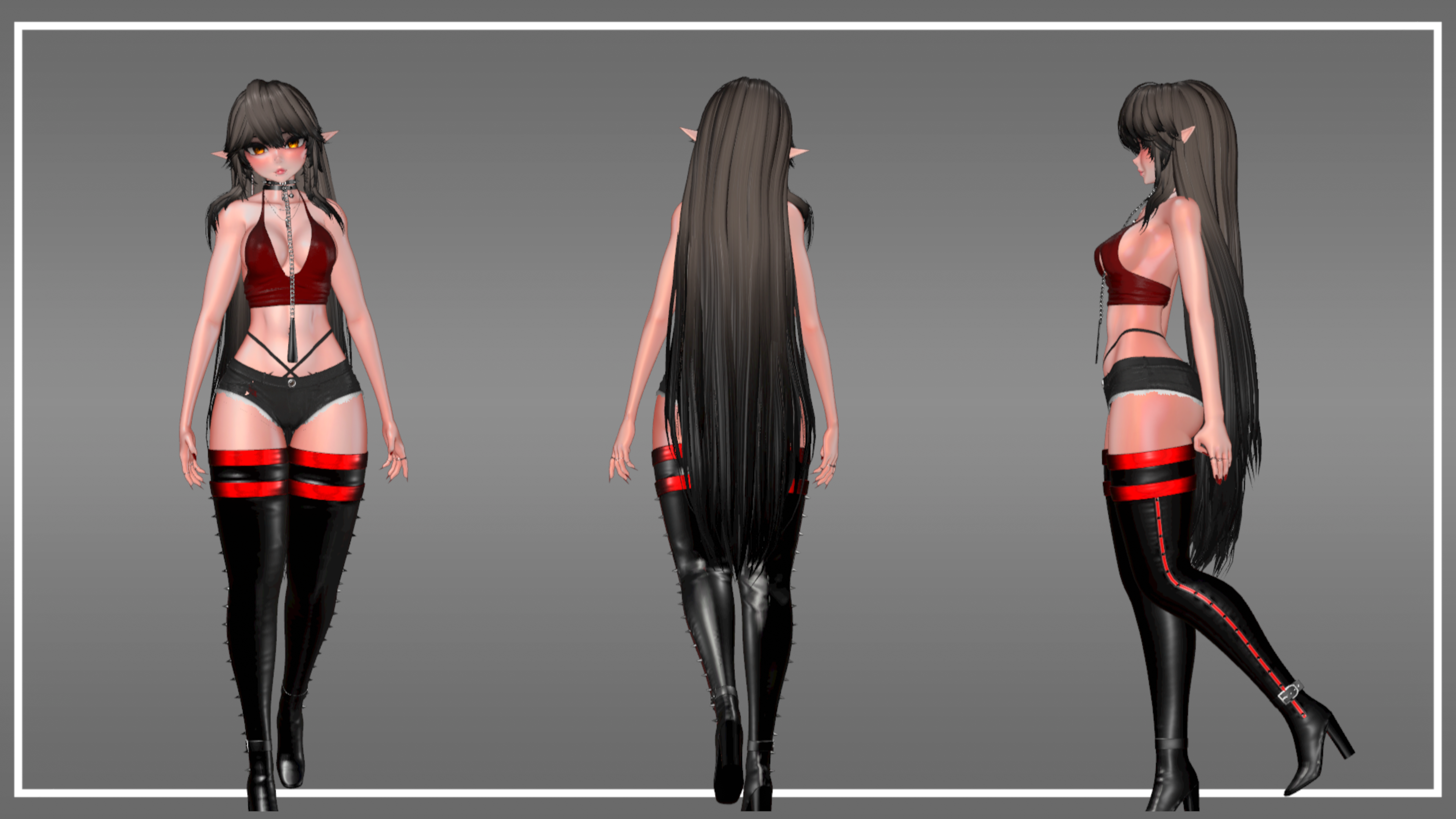 Long Flowing Hair