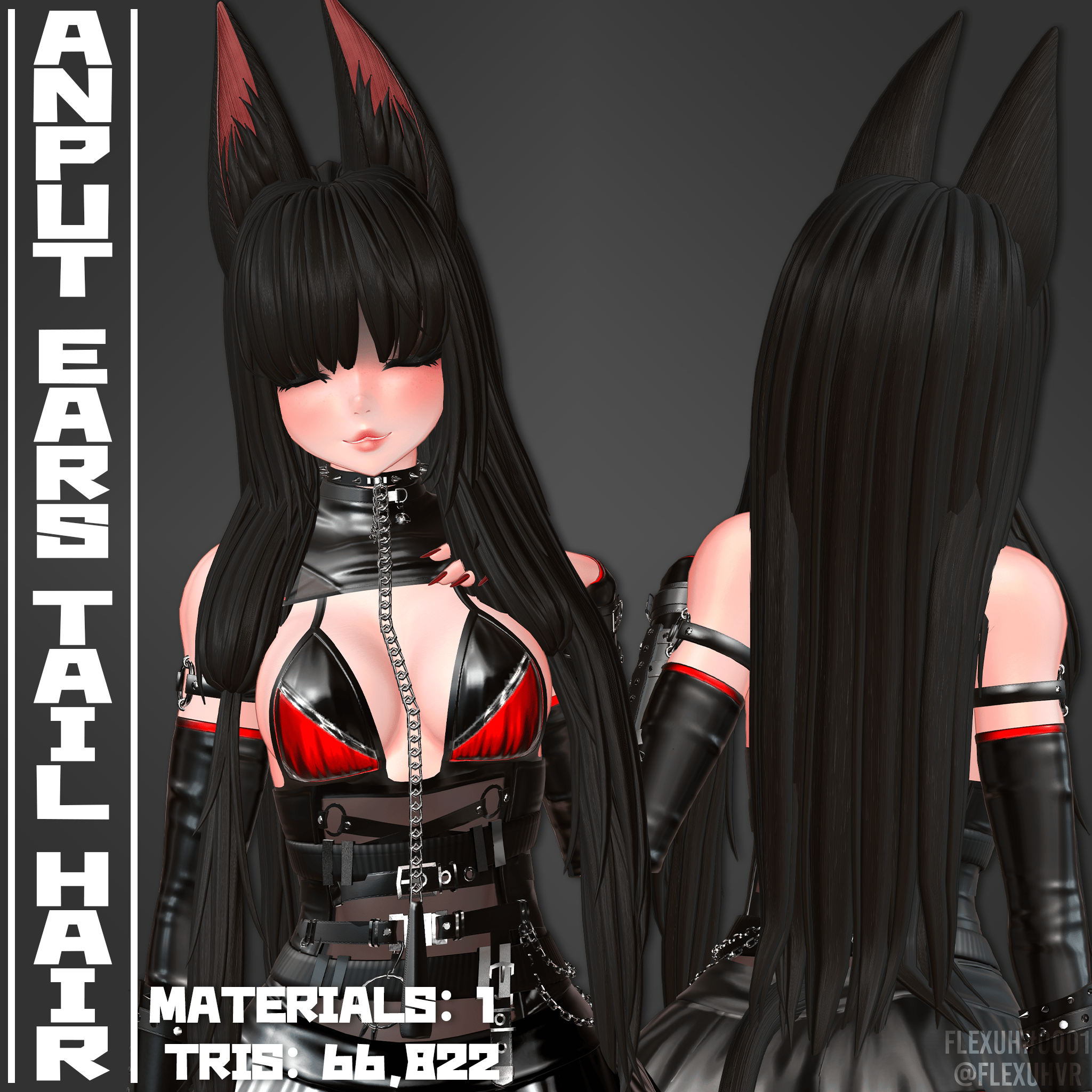 Anput's Hair Ears & Tail
